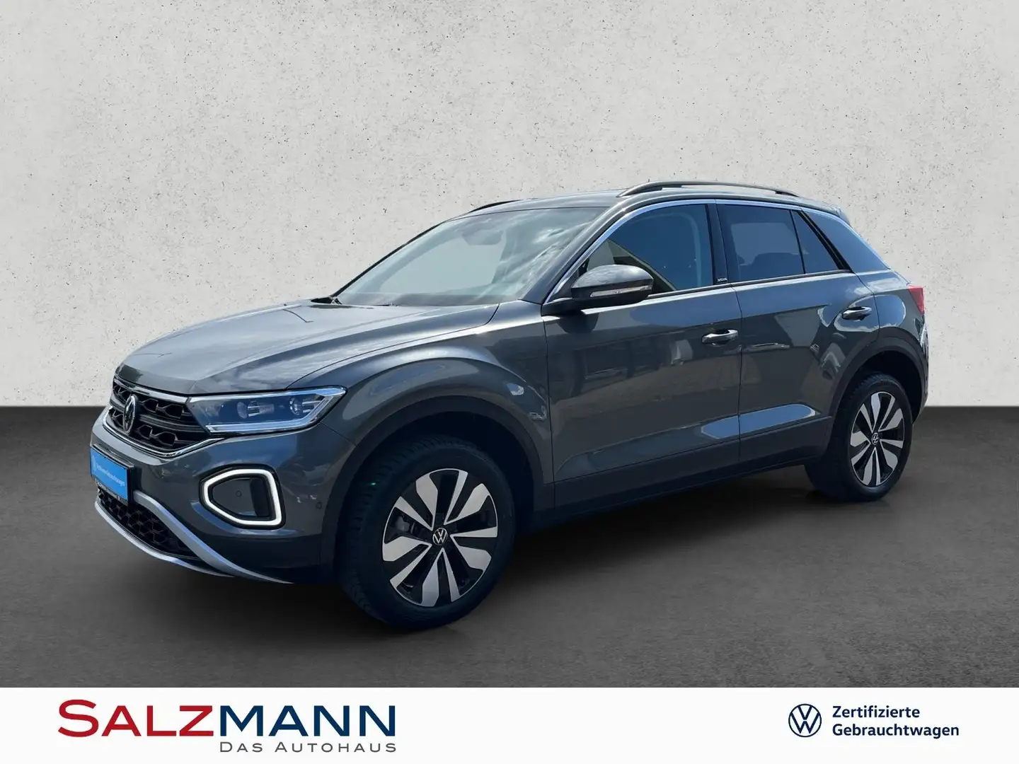 Volkswagen T-Roc 1.5 TSI DSG Move, Navi, LED, Kamera, ACC K Grijs - 1