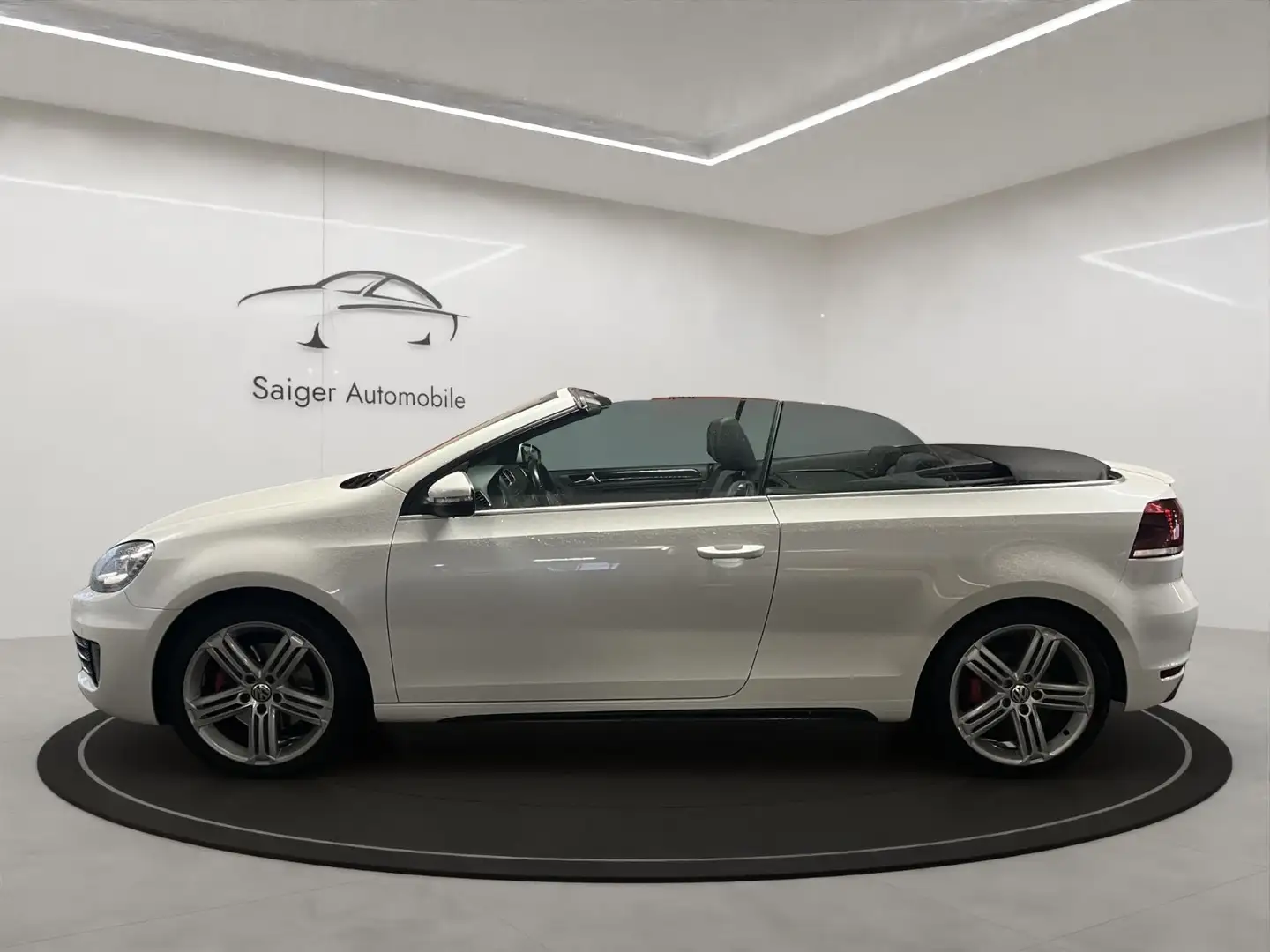 Volkswagen Golf VI Cabriolet GTI Autom Navi LED Pdc Sch Tmp Blanc - 2