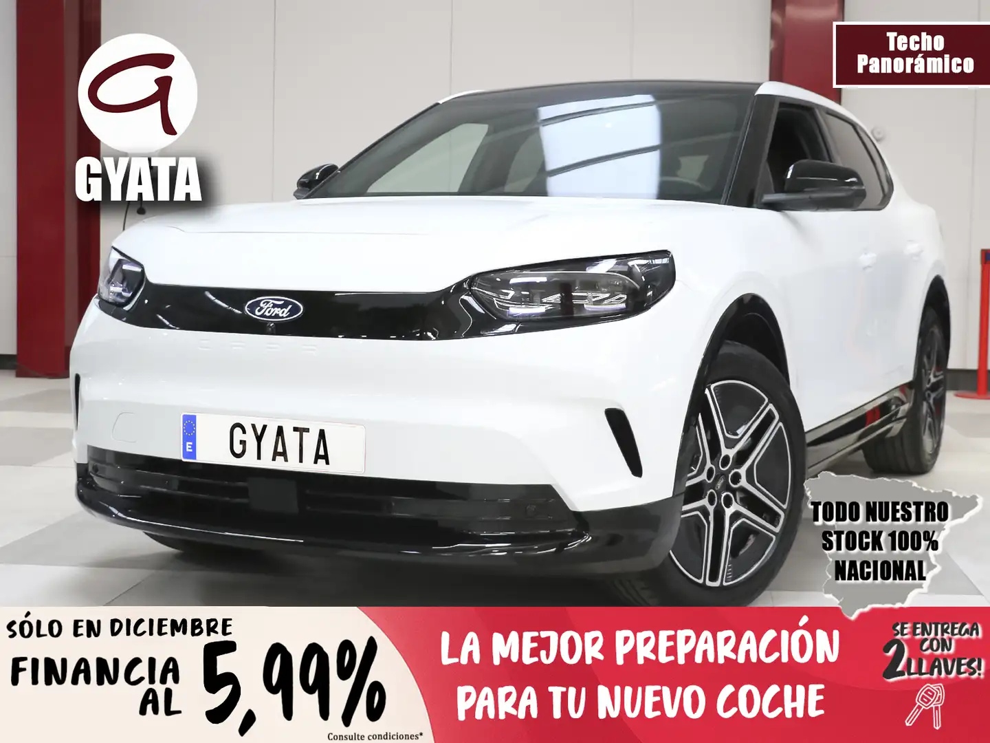 Ford Capri RWD Rango Extendido Premium 77kWh Blanc - 1