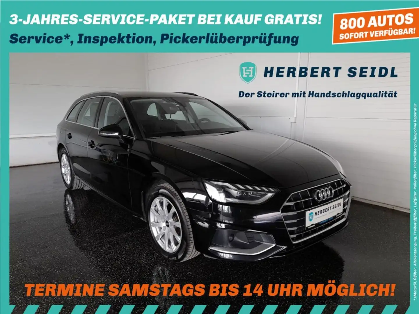 Audi A4 Avant ADVANCED 40 TDI S-tr *MATRIX-LED / NAVI / BANG & OLUFSEN / TEMPOMAT / MEMORY SITZ* Schwarz - 1