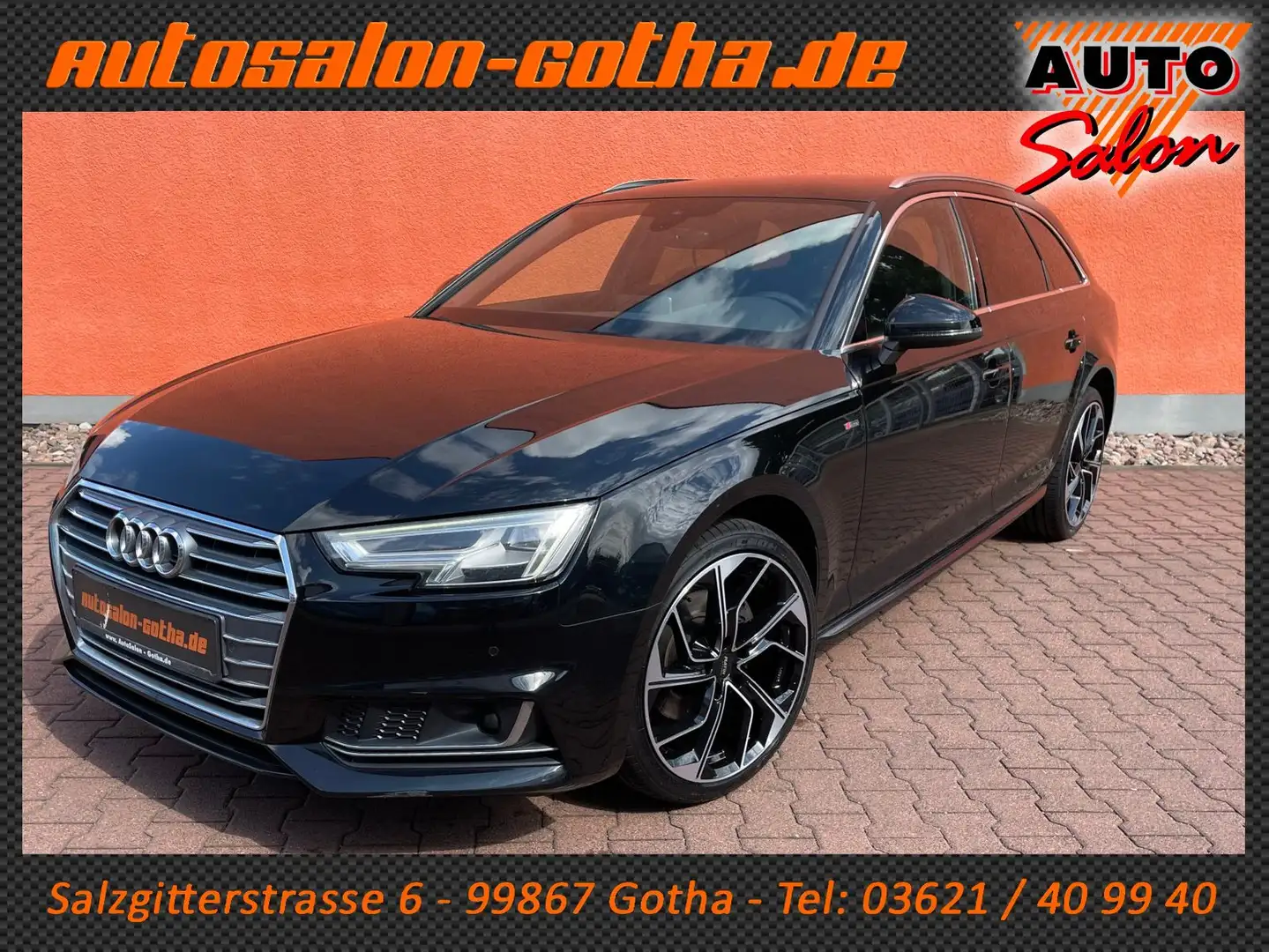 Audi A4 Avant sport S Line 19"LMR+LED NAV CONNECT ACC Zwart - 1