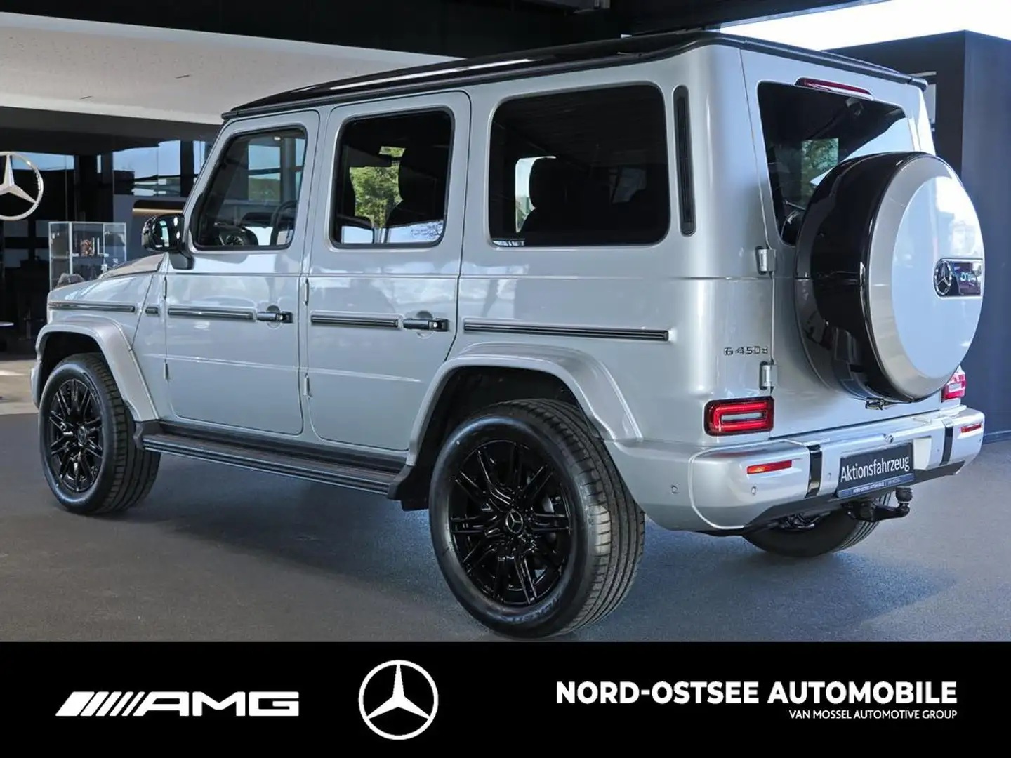 Mercedes-Benz G 450 d AMGNIGHT SUPERIOR AHK 20-ZOLL STANHDZG Silber - 2