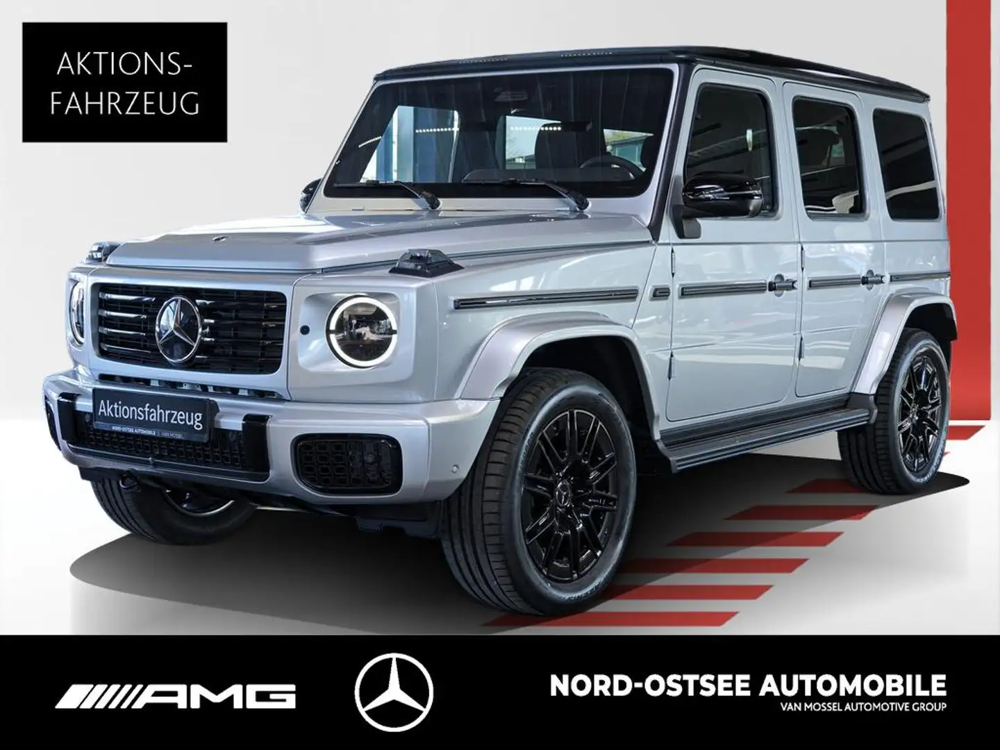 Mercedes-Benz G 450 d AMGNIGHT SUPERIOR AHK 20-ZOLL STANHDZG Silber - 1