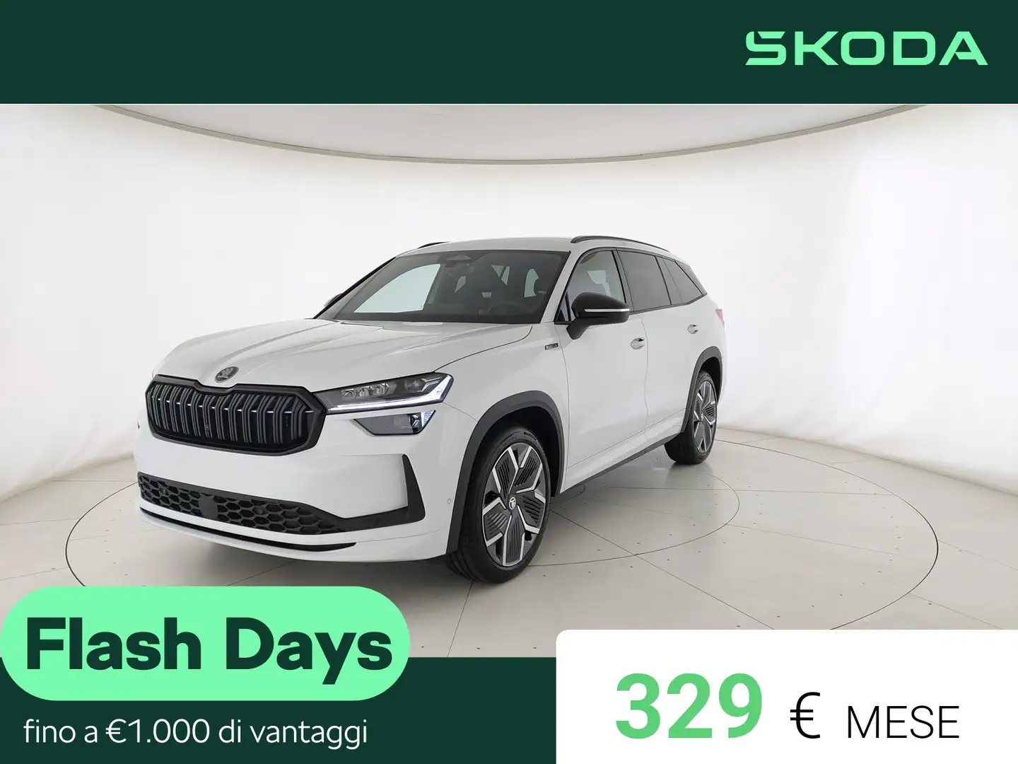 Skoda Kodiaq 2.0 tdi evo sportline 150cv dsg Bianco - 1