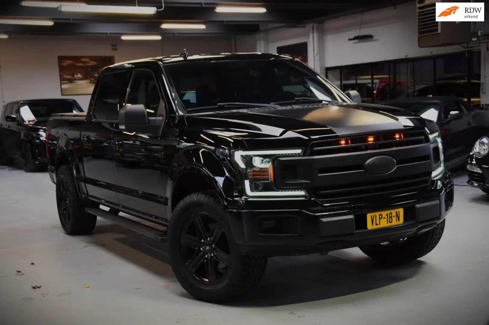 Ford F 150 LARIAT 2.7 V6 4x2 Navi|Leder|Stoelverwarming|Black Чёрный - 1