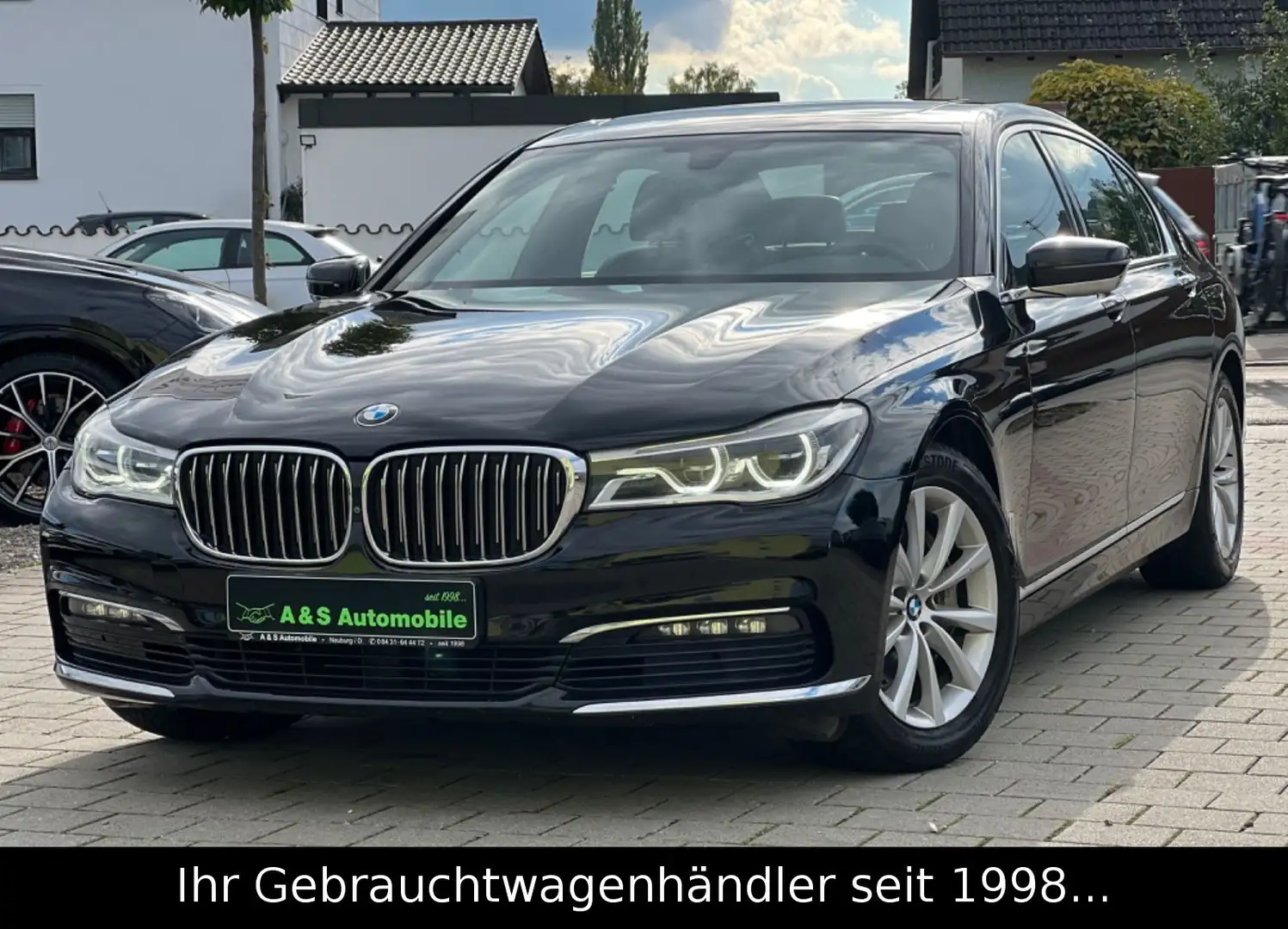 BMW 730 d lang BUSINESS *MASSAGE/360°/H&K/LED/LOUNGE* Schwarz - 1