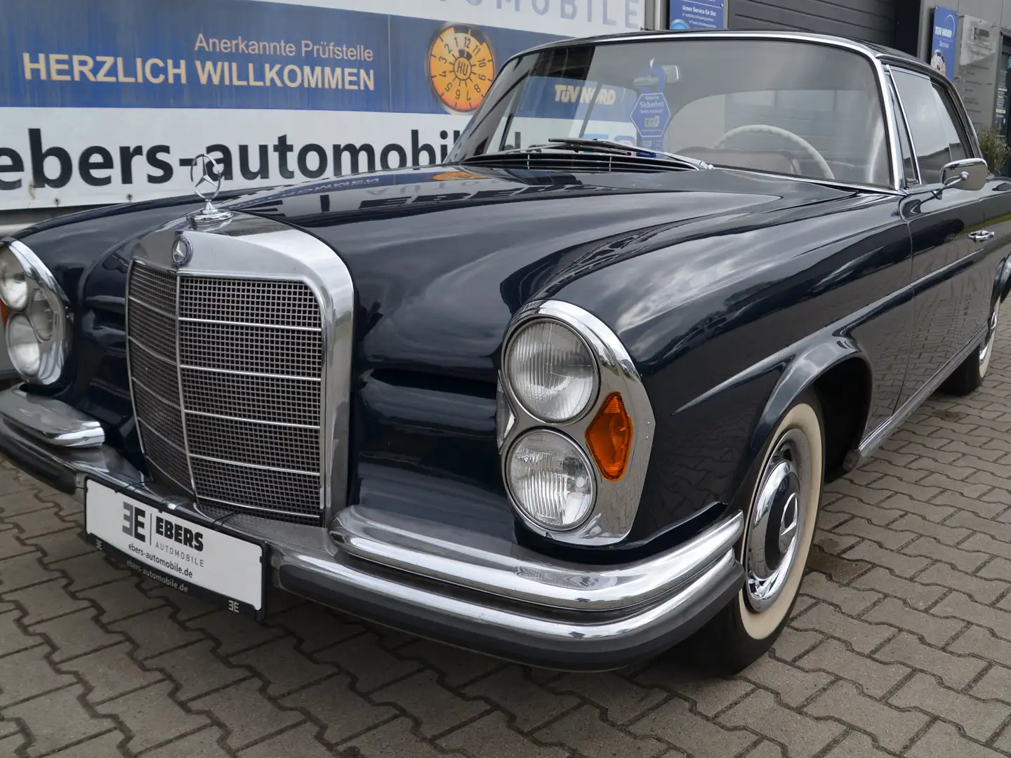 Mercedes-Benz 220 SE/220SEB/Coupé H-KENNZ/TÜV !!WERTANLAGE!! Albastru - 1