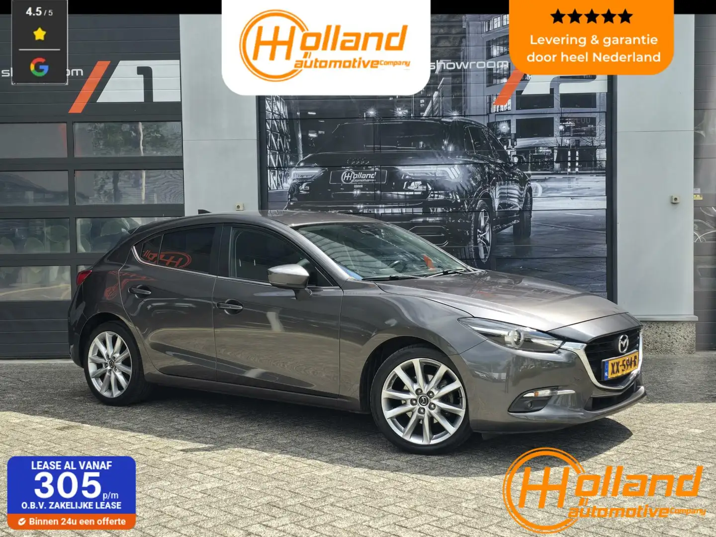 Mazda 3 2.0 SkyActiv-G 120 SkyLease GT Grau - 1