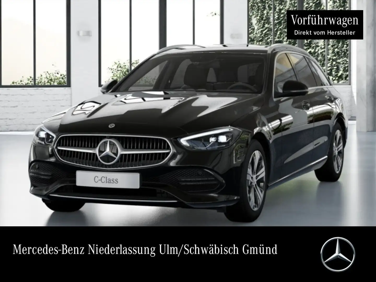 Mercedes-Benz C 200 d T AVANTG+360+AHK+LED+TOTW+KEYLESS+9G Schwarz - 1