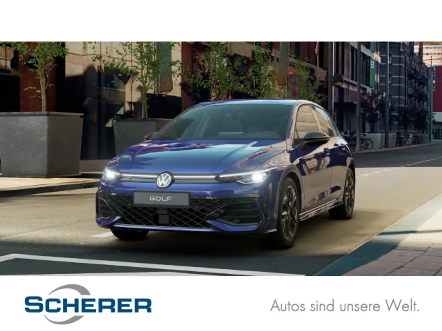 Volkswagen Golf VIII 1.5 eTSI DSG R-Line Black Style AHK/Na Blau - 1