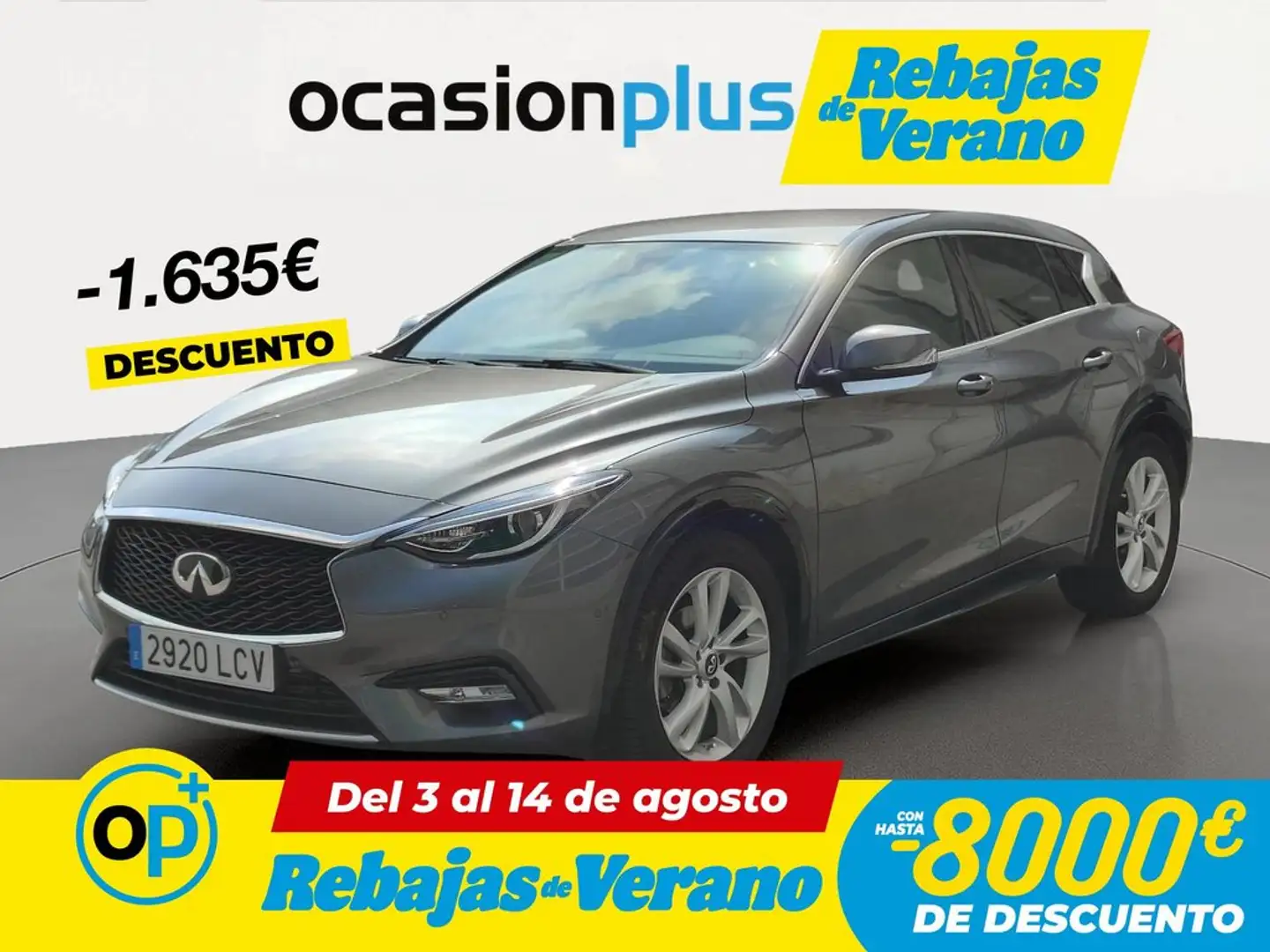 Infiniti Q30 1.6t Premium 122 Gris - 1