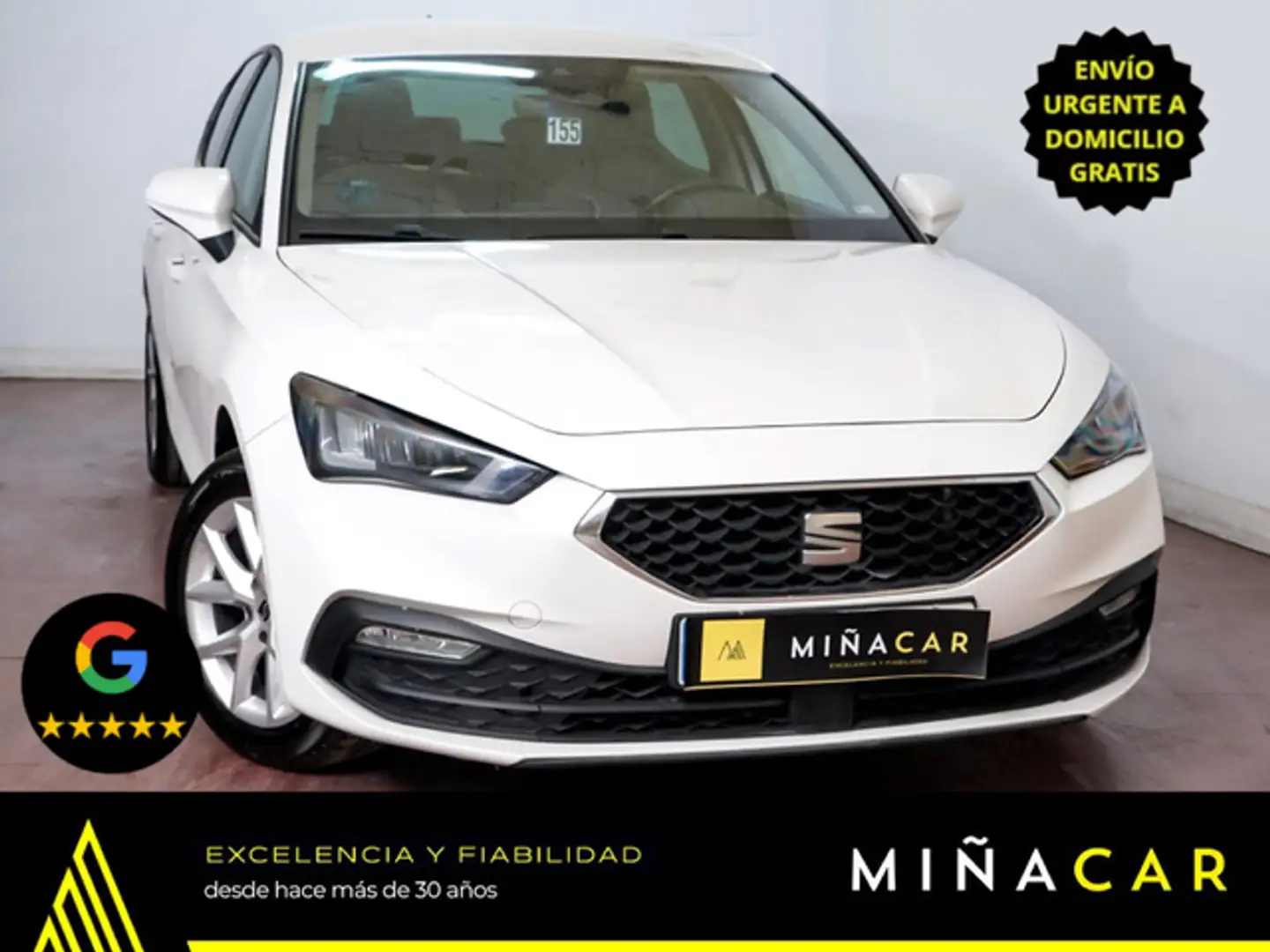SEAT Leon 1.0 eTSI S&S Style DSG-7 110 Blanc - 1