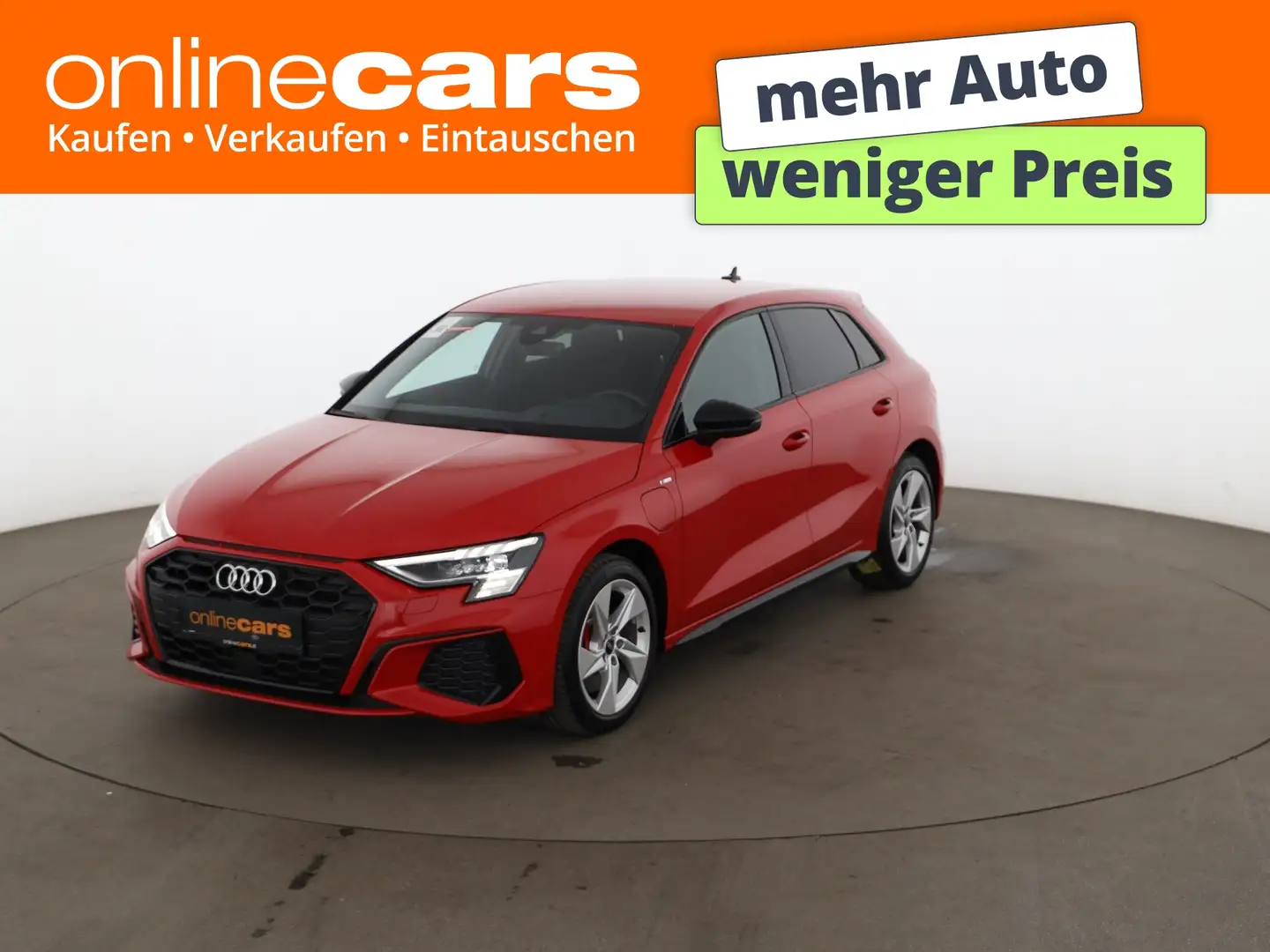 Audi A3 SB 45 TFSI e S-Line Aut MATRIX HEAD-UP SITZHZG Rot - 1