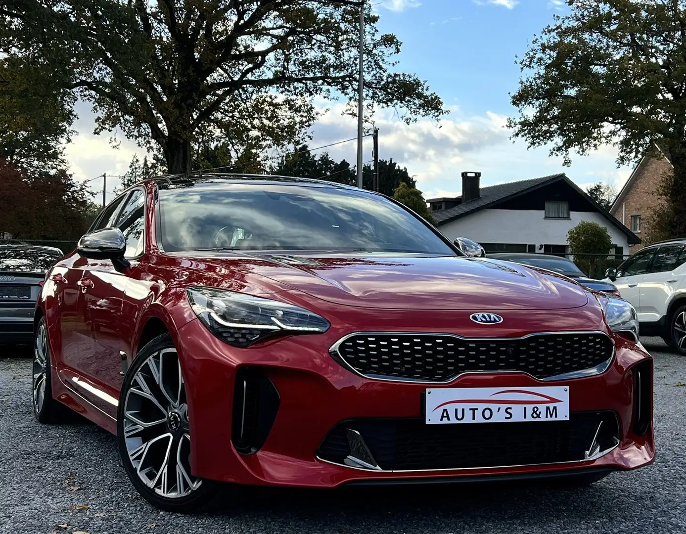 Kia Stinger 2.0i Benzine GT line Pano Leder Megavol Garantie! Rot - 2