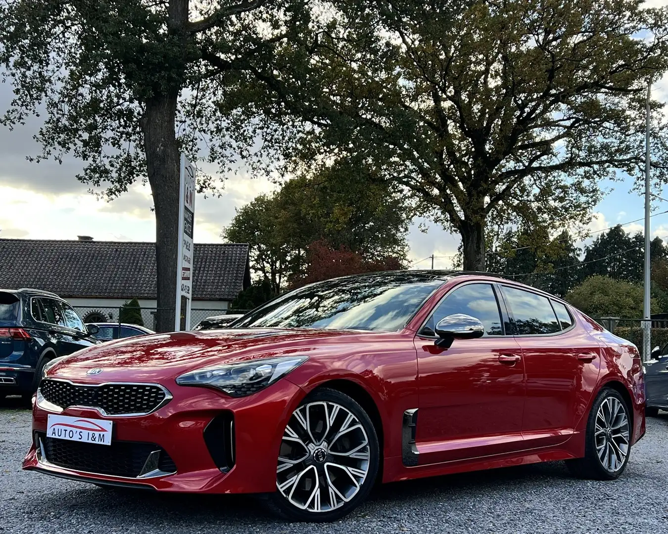 Kia Stinger 2.0i Benzine GT line Pano Leder Megavol Garantie! Rot - 1