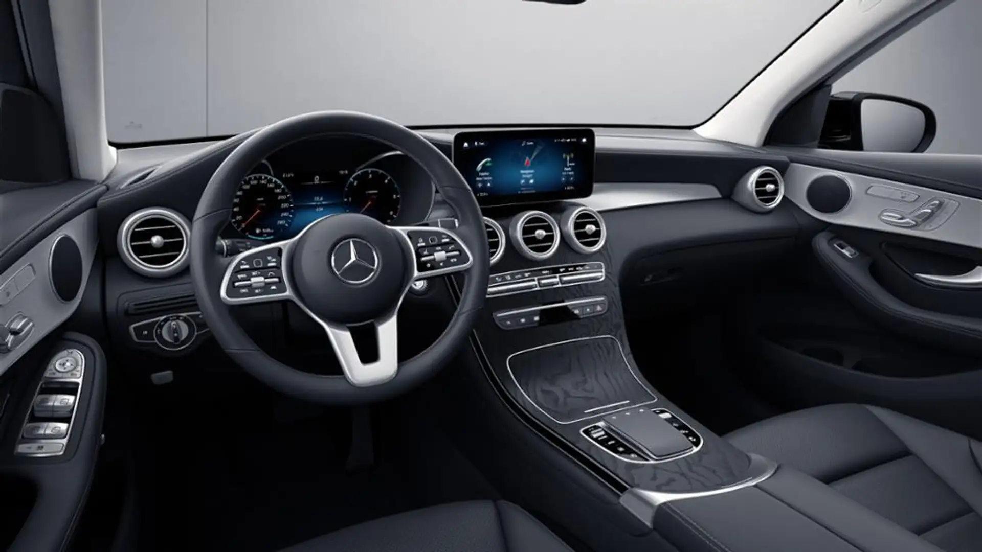 Mercedes-Benz GLC 400 d 4M LED/Fahrass/Pano/Business/Memory/ABC Noir - 2