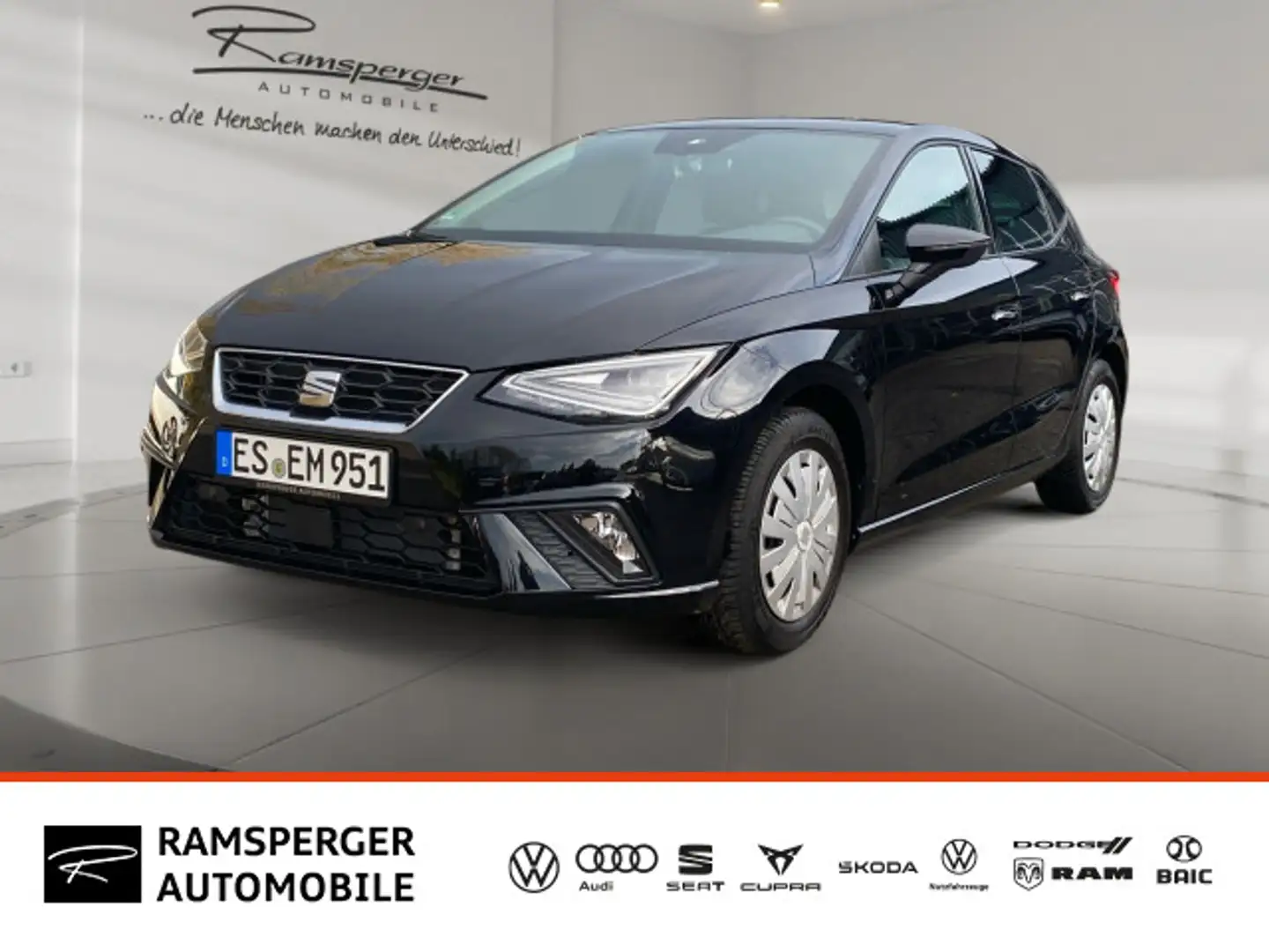SEAT Ibiza FR 1.0 TSI  LED/Navi/Kamera/uvm. Schwarz - 1