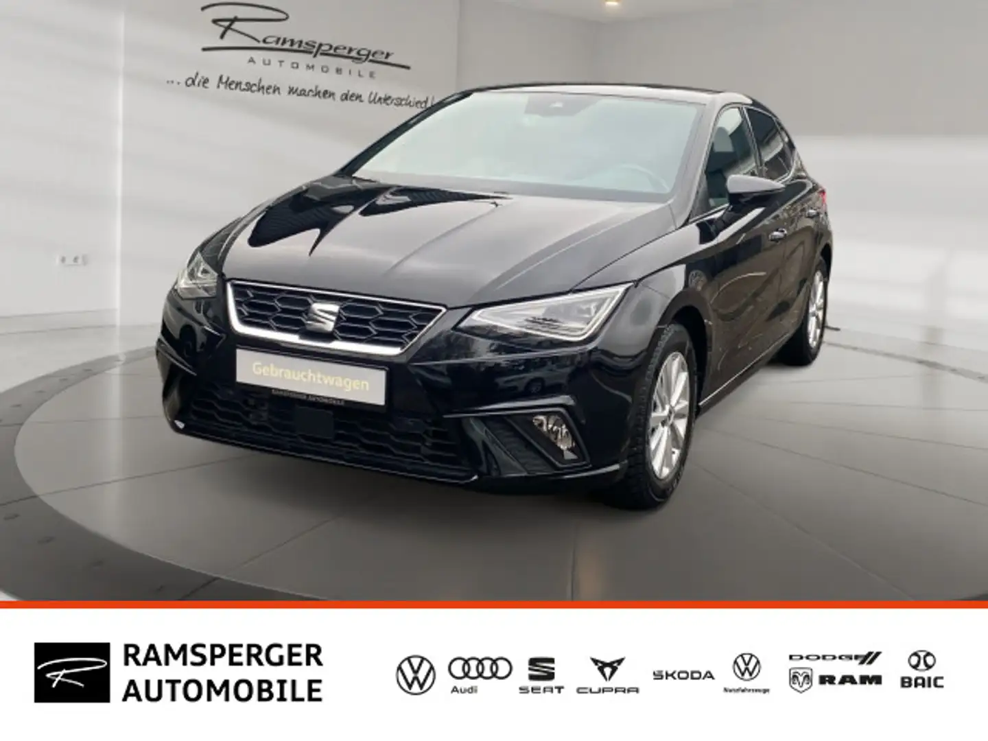 SEAT Ibiza FR 1.0 TSI  LED/Navi/Kamera/uvm. Schwarz - 1