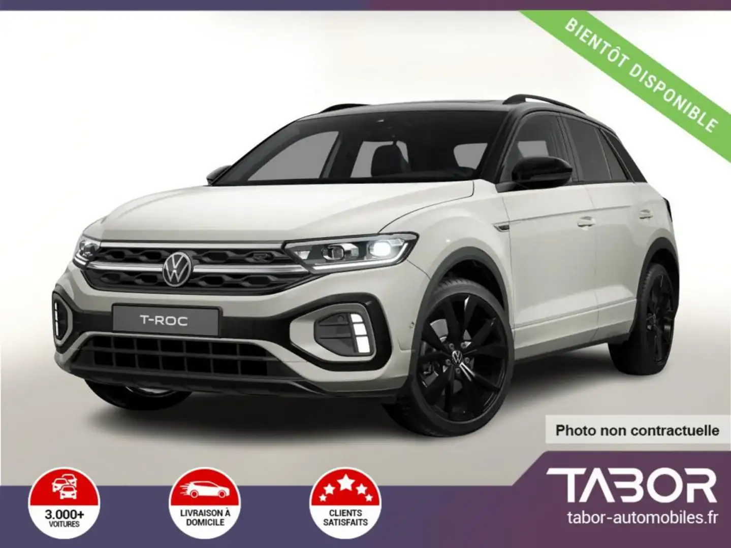 Volkswagen T-Roc 1.5 TSI 150 DSG R-Line Pano Gris - 1
