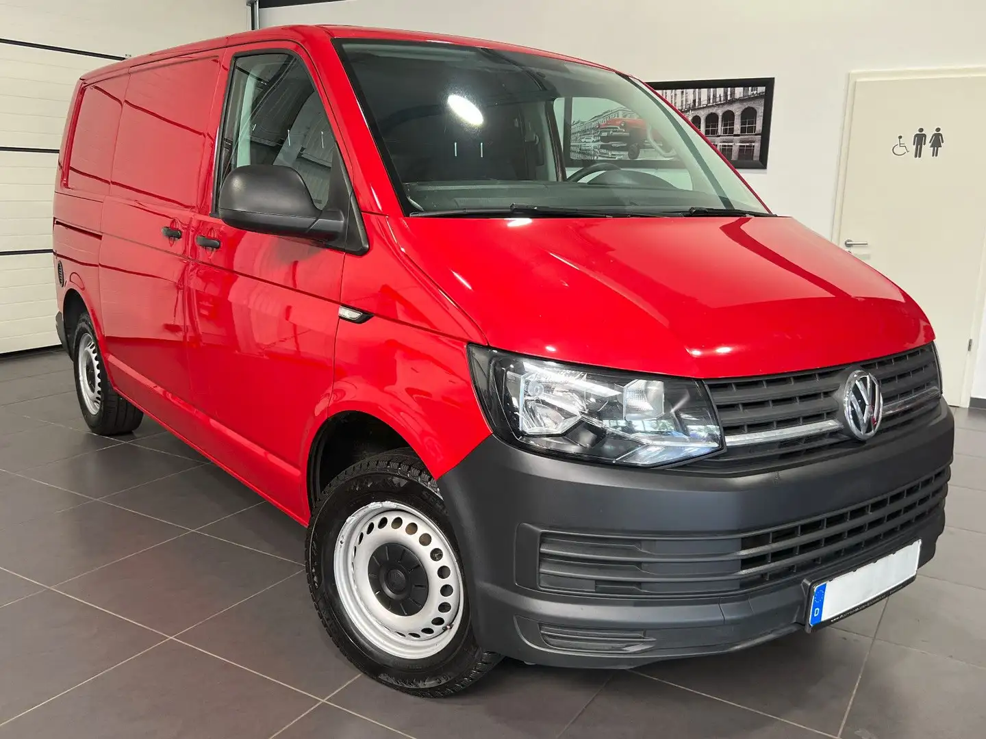 Volkswagen T6 Transporter T6 2.0 TDi Kasten **Klima*PDC*Bluetooth** Rot - 1