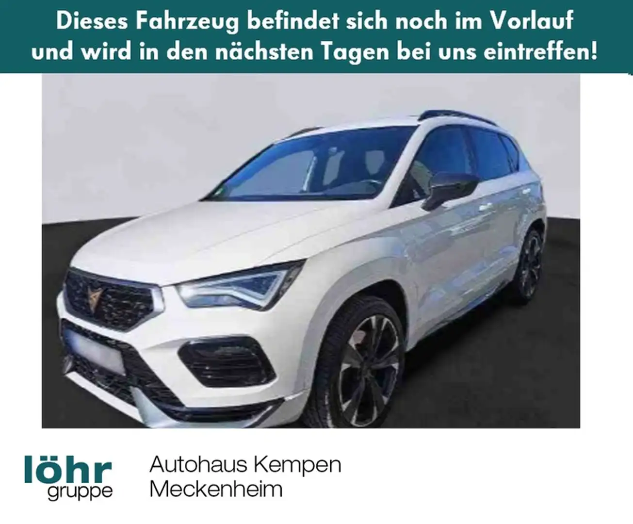 CUPRA Ateca VZ 2.0 TSI 4Drive 360°Cam Navi+VC ACC PCC PDC L... Weiß - 1
