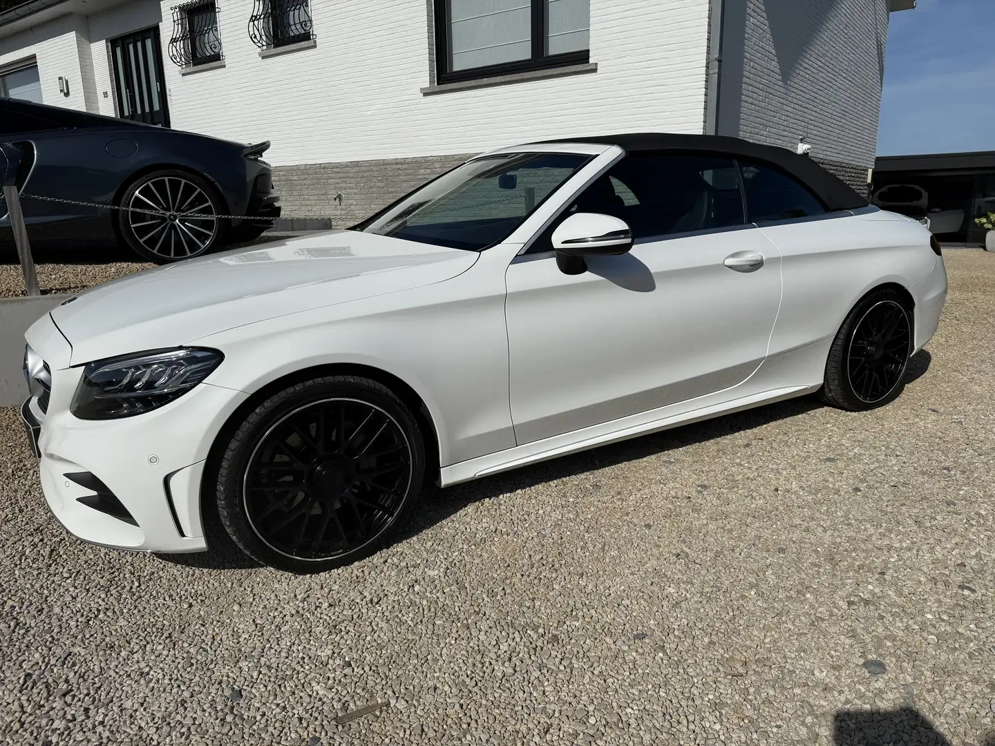 Mercedes-Benz C 180 C 180 Cabrio 9G-TRONIC AMG,19”velg,Burmester,enz Blanc - 1