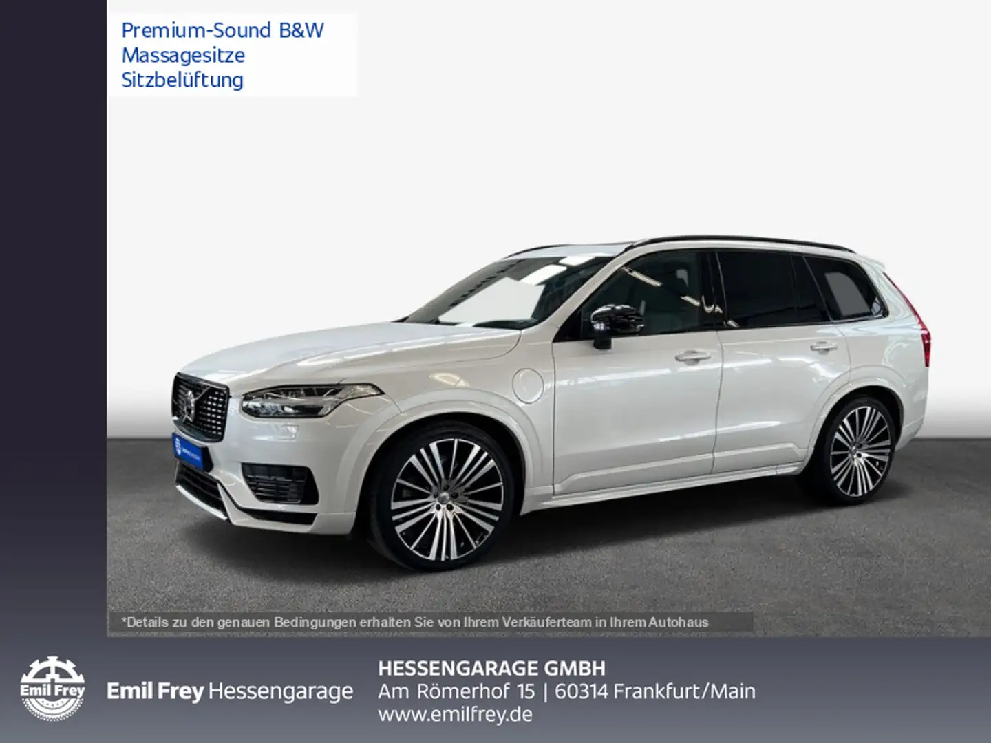 Volvo XC90 T8 AWD Recharge 7S R-Design-Edition Glasdach White - 1
