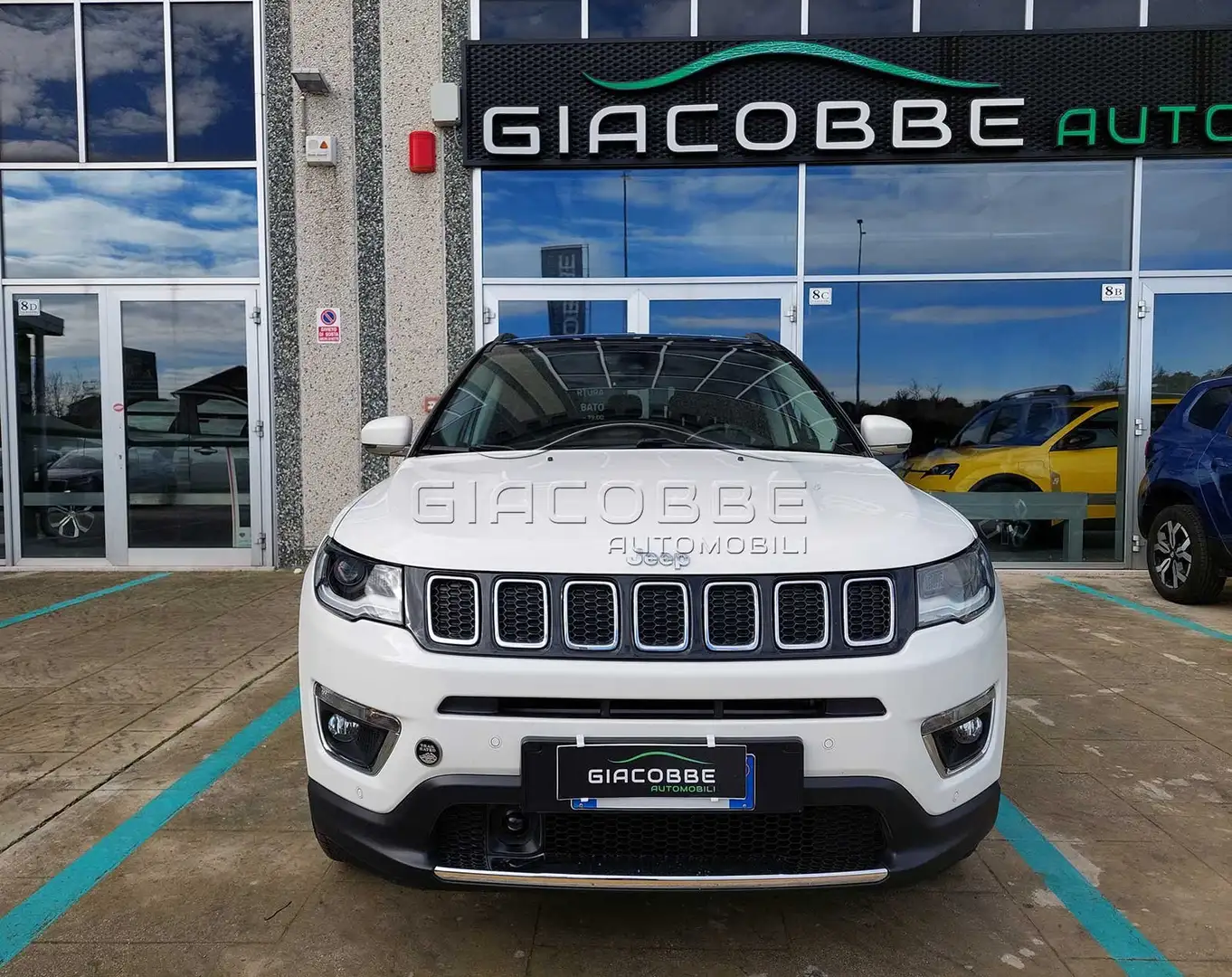 Jeep Compass 2.0 mjt Limited 4WD140cv auto🔥PRONTA CONSEGNA Blanc - 2