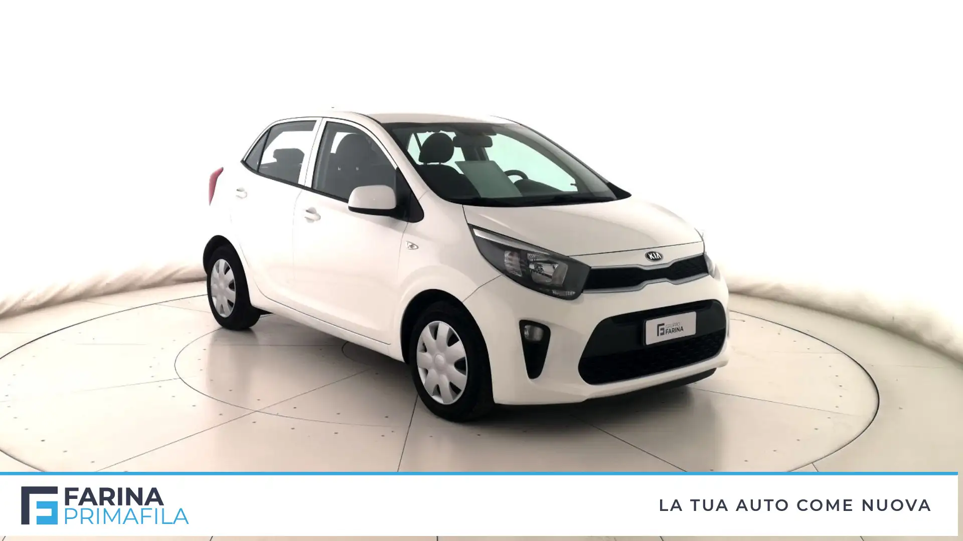 Kia Picanto 5 Porte 1.0 MPi Active Bianco - 2