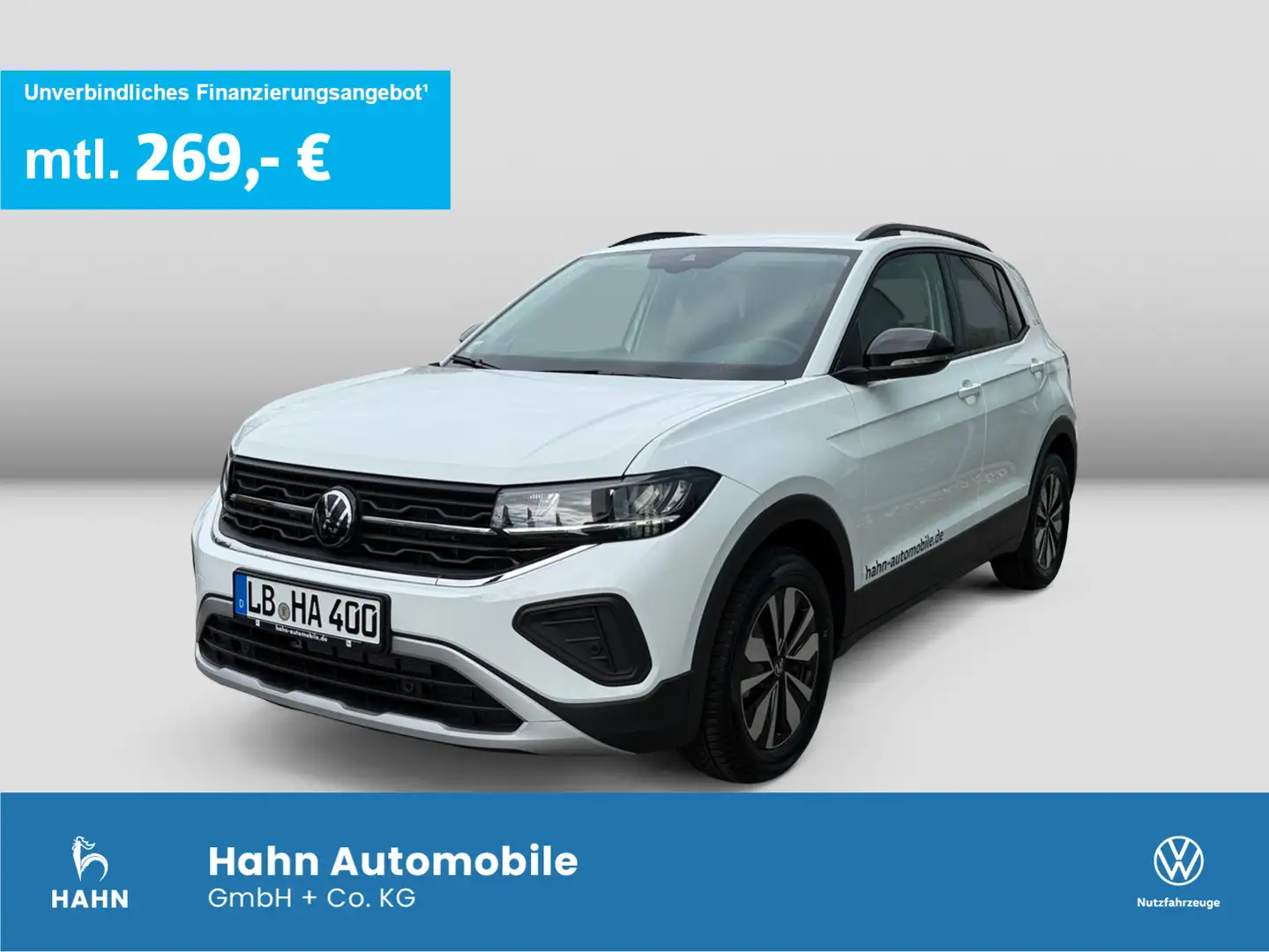 Volkswagen T-Cross GOAL 1.0 l TSI OPF 116 PS DSG AHK Ganzja Weiß - 1
