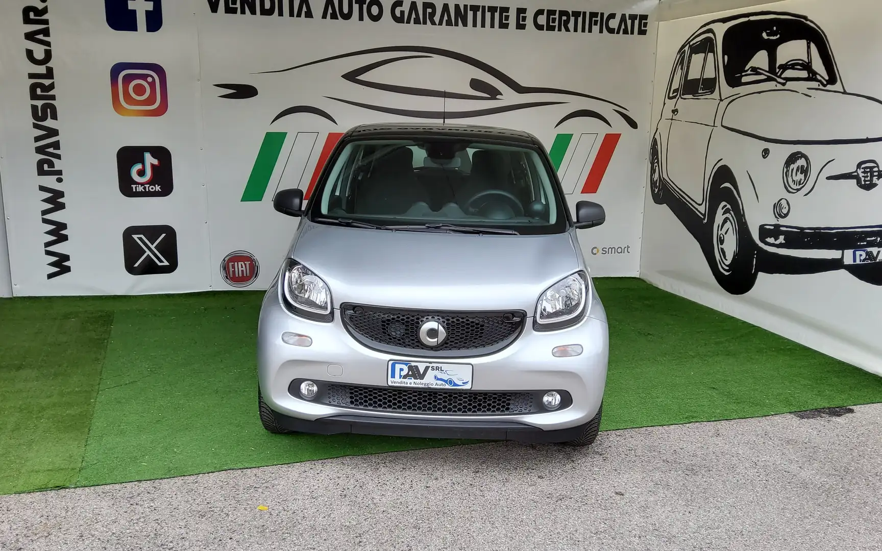 smart forFour Forfour 1.0 Passion 71cv twinamic my18 Argento - 1