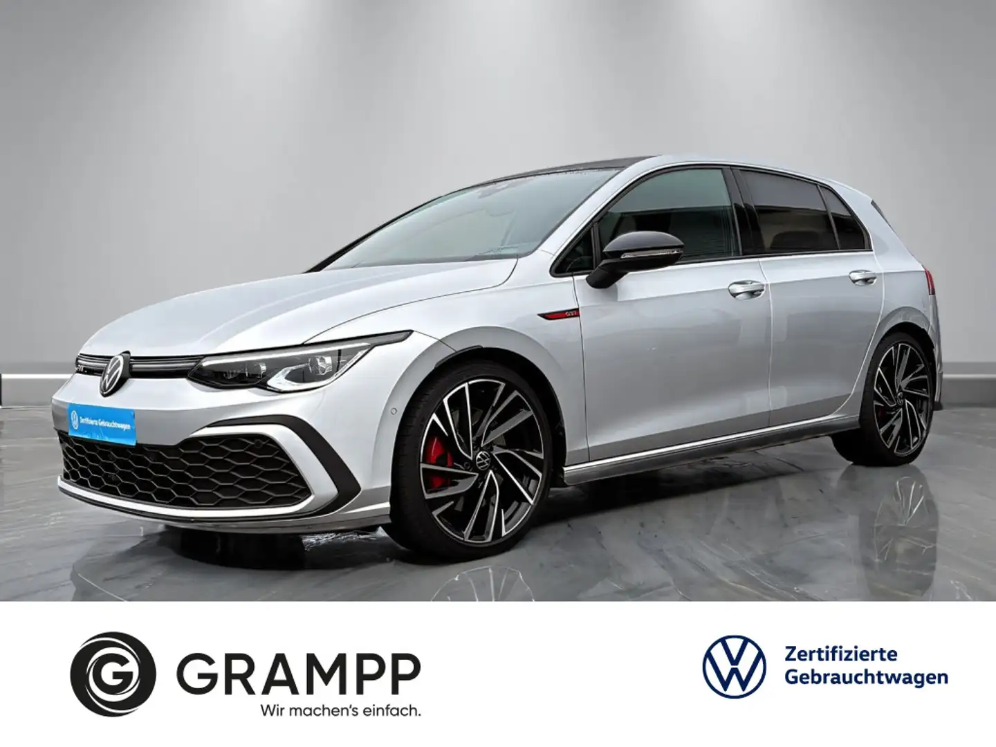Volkswagen Golf GTI +BLACK STYLE+DCC+PANO+STDHZG+HUD+MEMORY Silber - 1