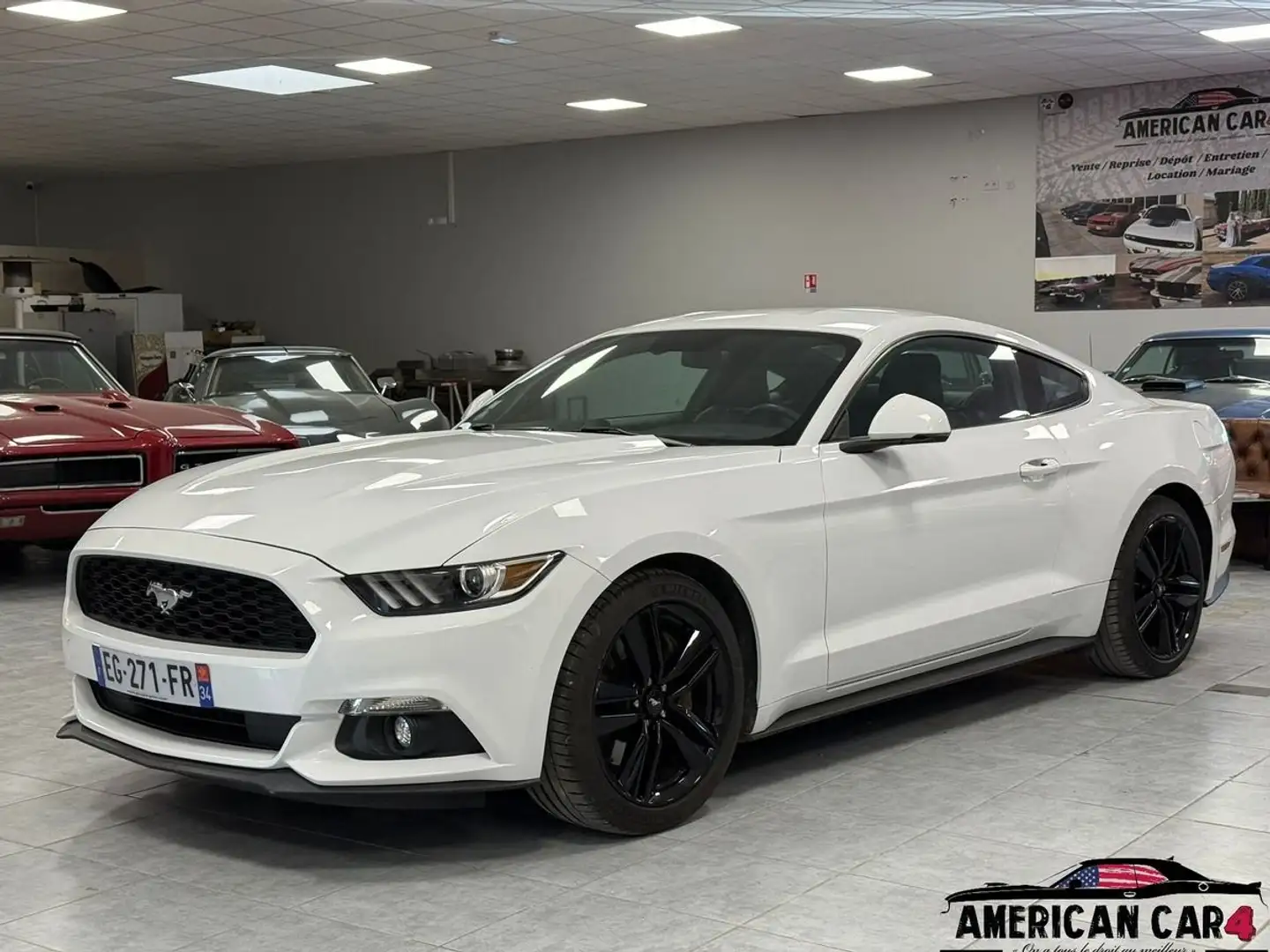 Ford Mustang 2.3 Ecoboost Wit - 1
