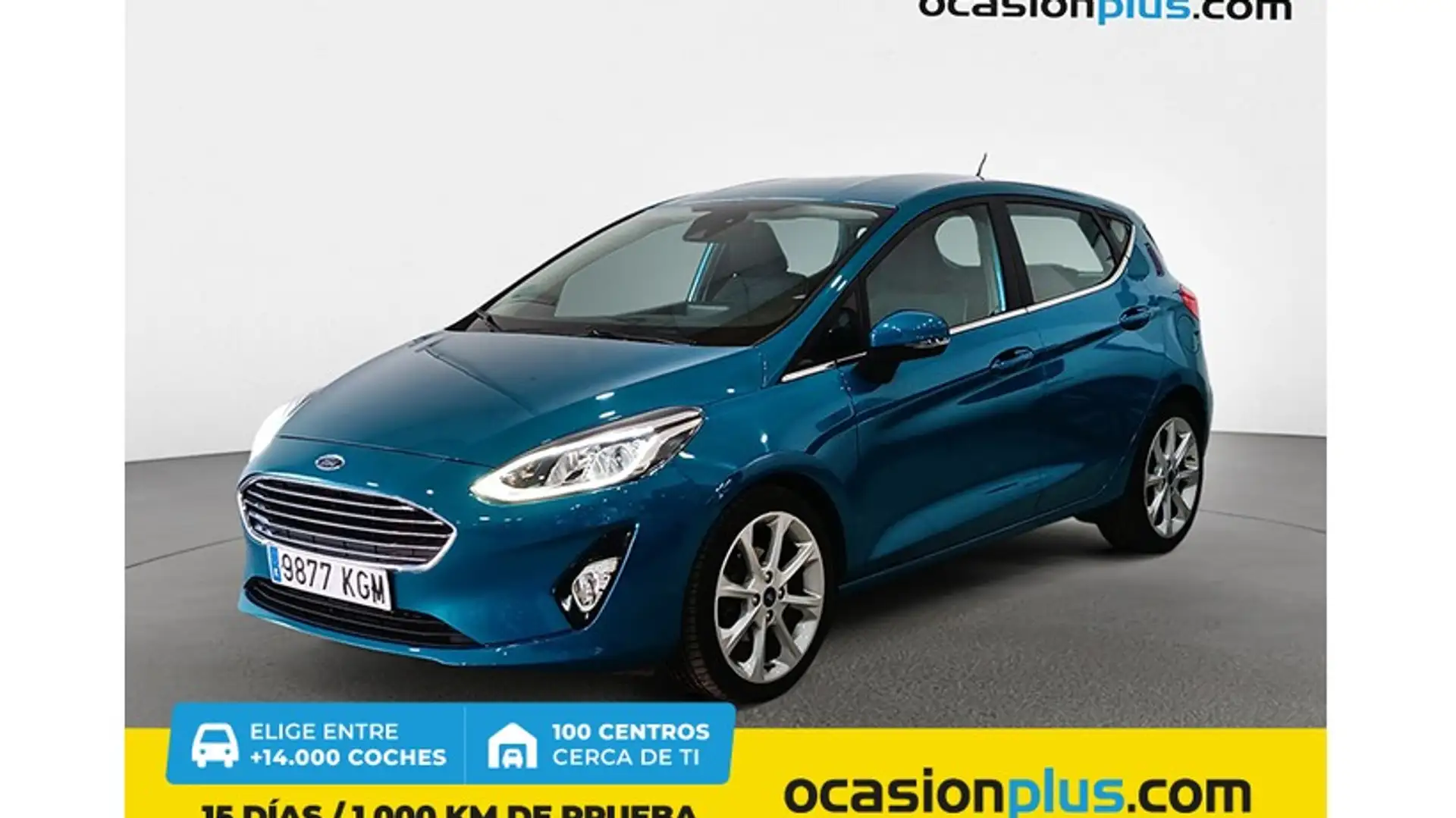 Ford Fiesta 1.0 EcoBoost S/S Titanium Aut. 100 Blu/Azzurro - 1