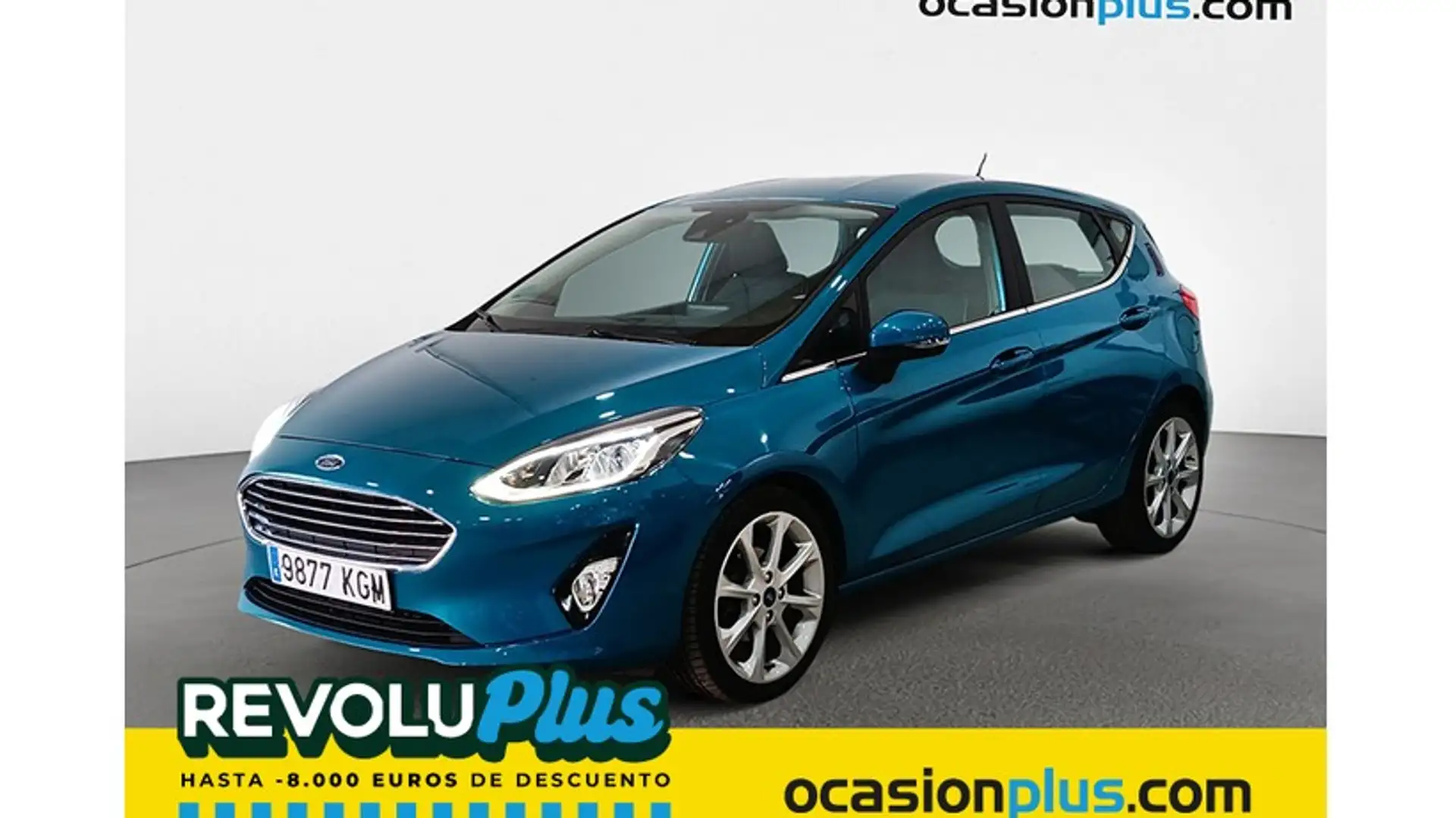 Ford Fiesta 1.0 EcoBoost S/S Titanium Aut. 100 Azul - 1