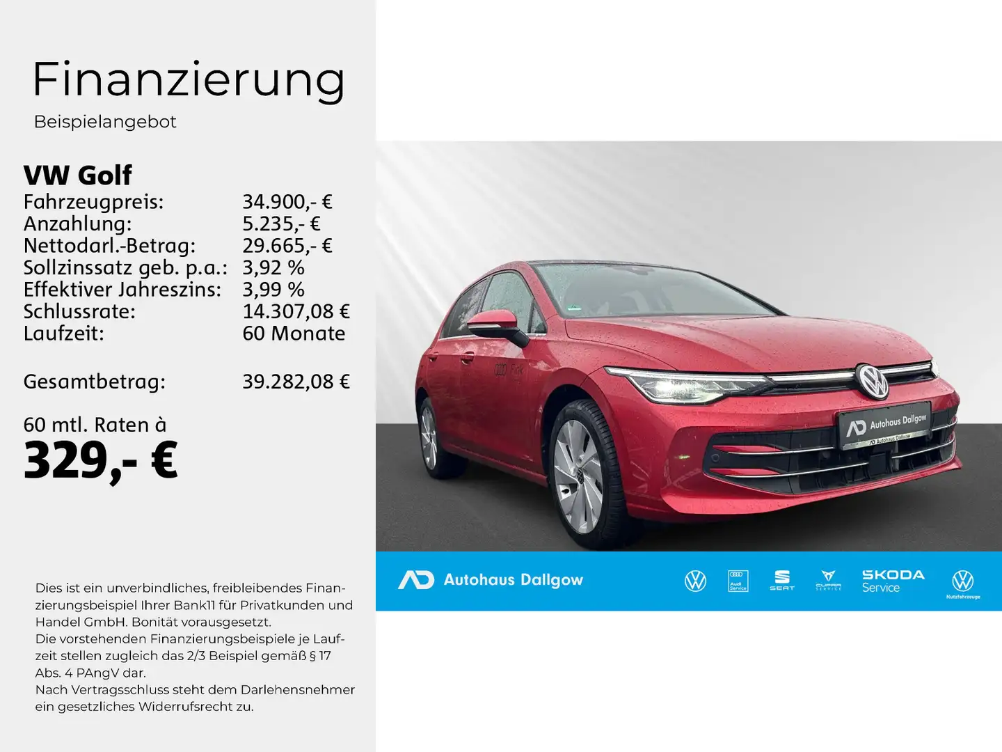 Volkswagen Golf VIII 1.5 eTSI Style Rot - 2