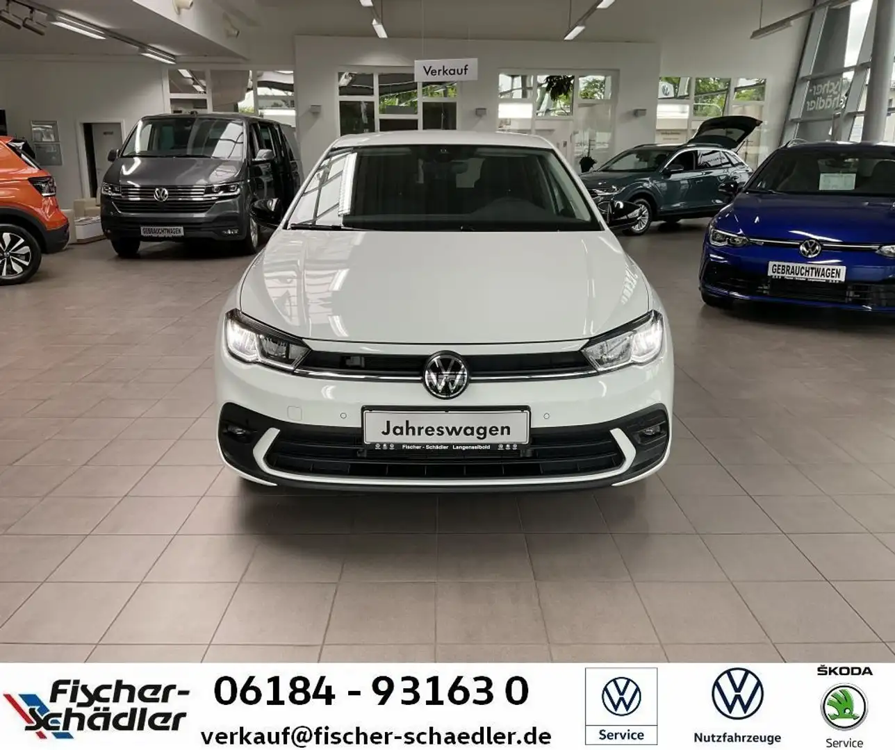 Volkswagen Polo Goal Goal 1.0TSI*Navi*LED*SitzHz.*Dig.Cockp Weiß - 2