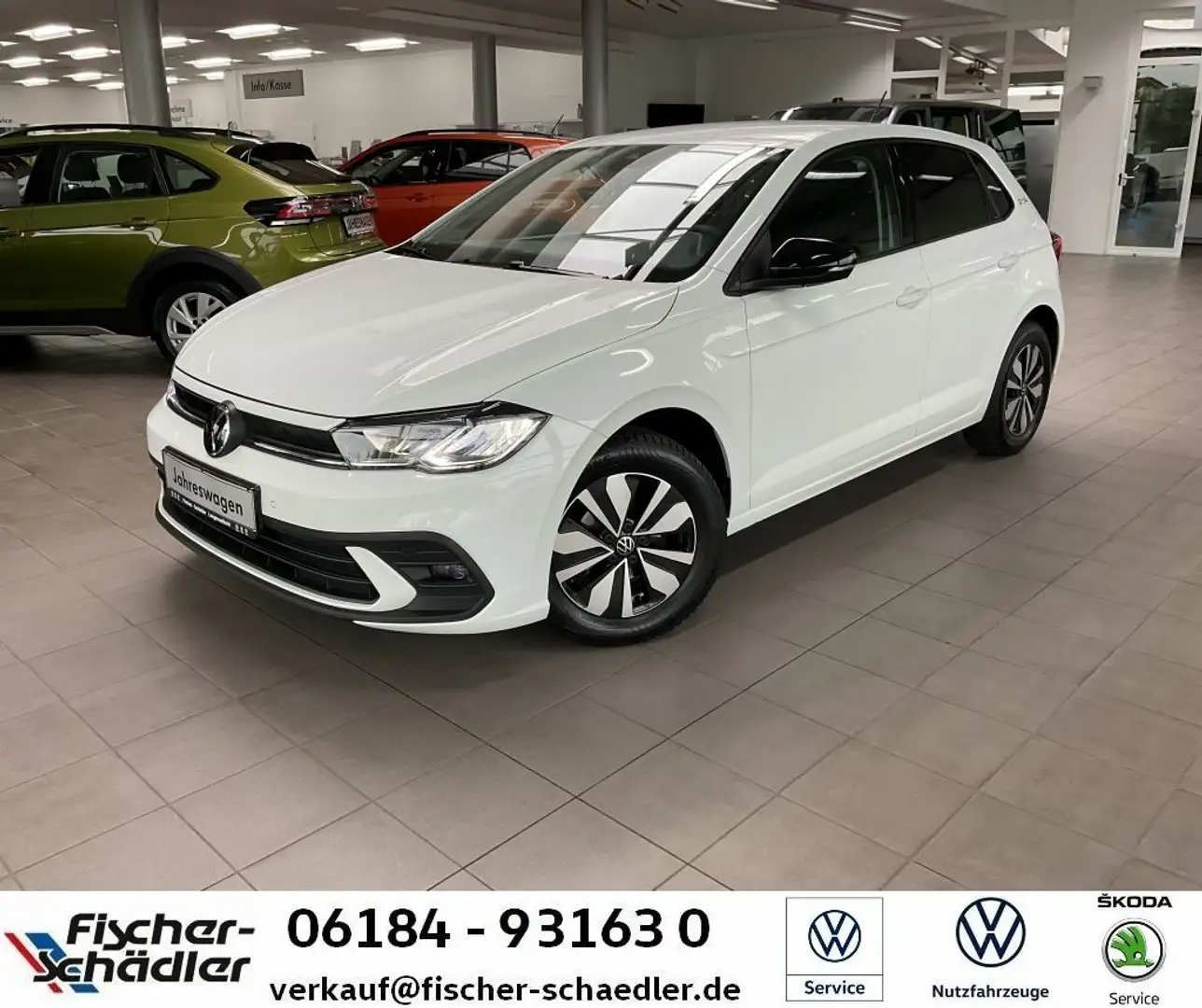 Volkswagen Polo Goal Goal 1.0TSI*Navi*LED*SitzHz.*Dig.Cockp Weiß - 1