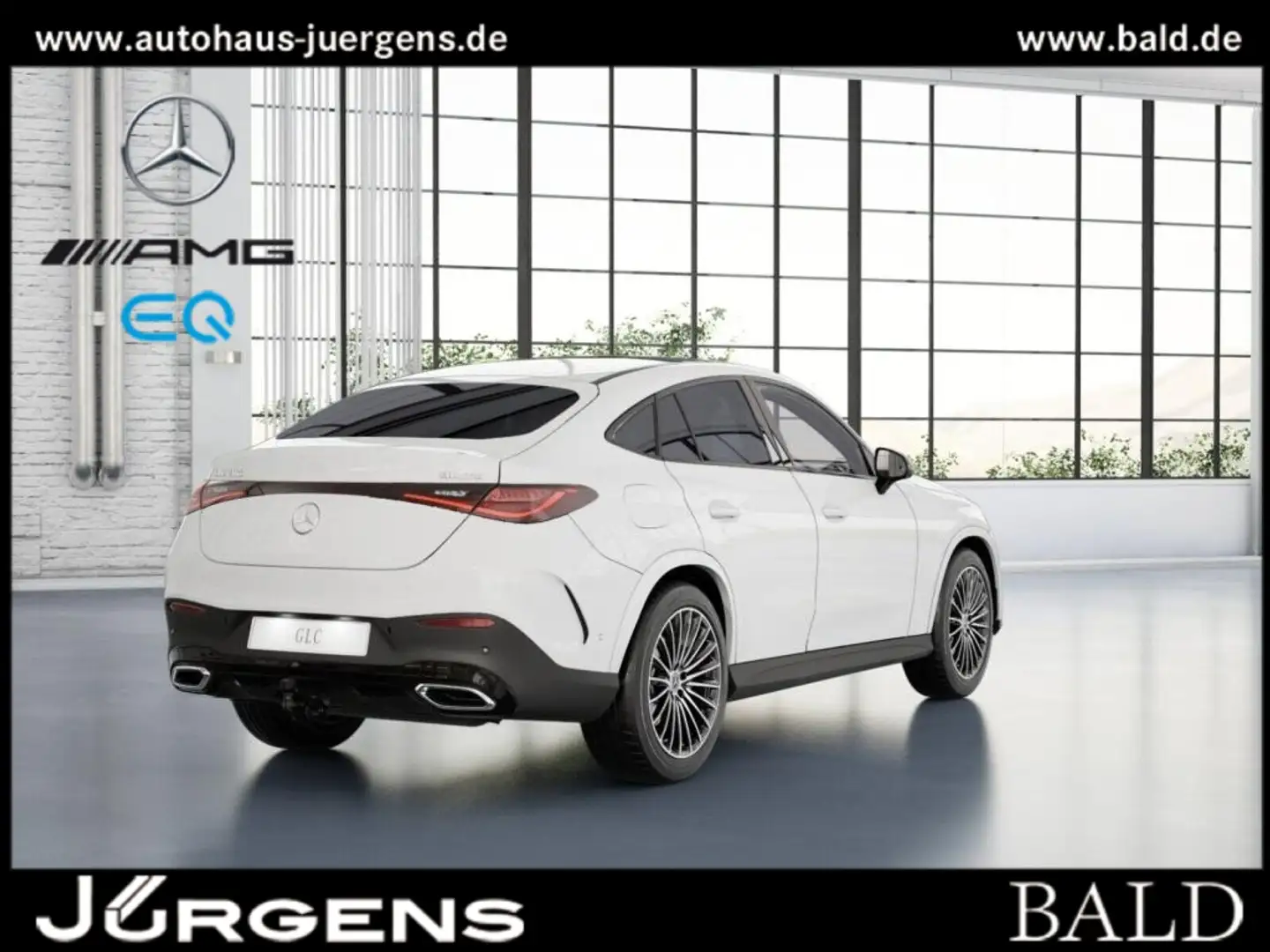 Mercedes-Benz GLC 200 4MATIC Coupé AMG-Sport+Night+Digital+AHK Blanc - 1