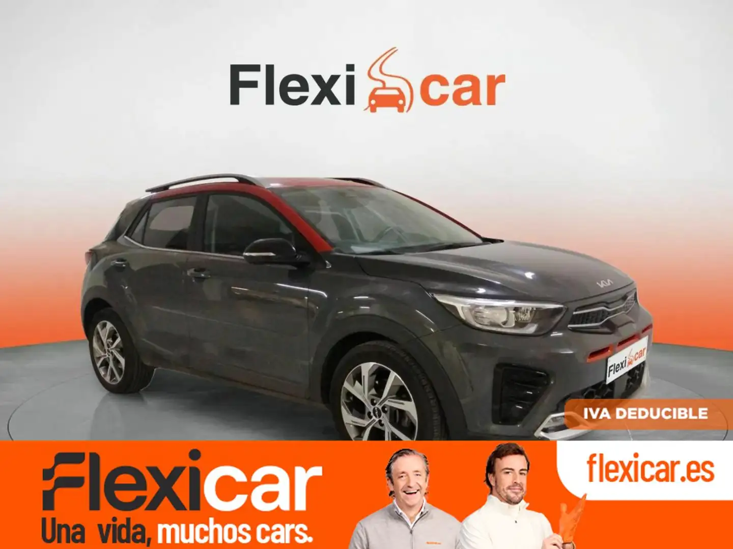 Kia Stonic 1.0 T-GDi 74kW (100CV) MHEV iMT GT Line Gris - 1