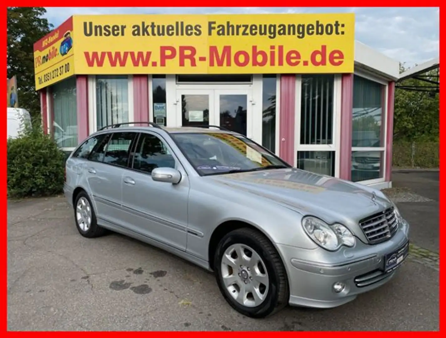 Mercedes-Benz C 200 T Kompressor ELEGANCE KLIMAAUT. PDC BI-XEN Silber - 2
