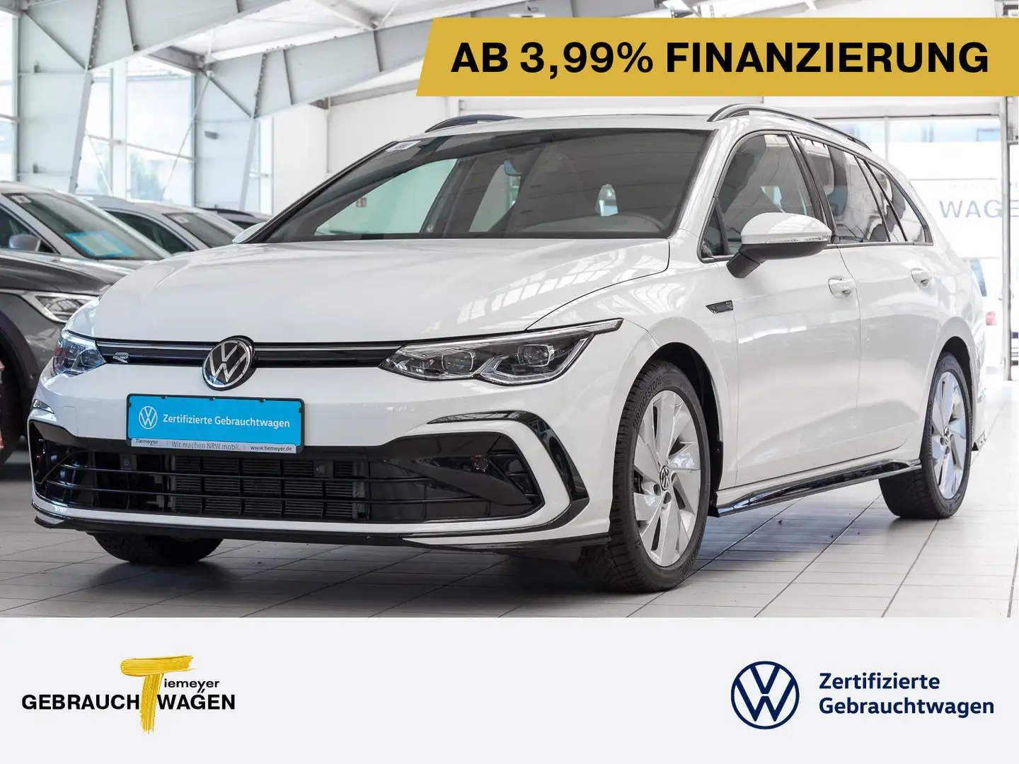 Volkswagen Golf Variant 1.5 eTSI DSG R-LINE PANO LM18 IQ.LI Blanc - 1