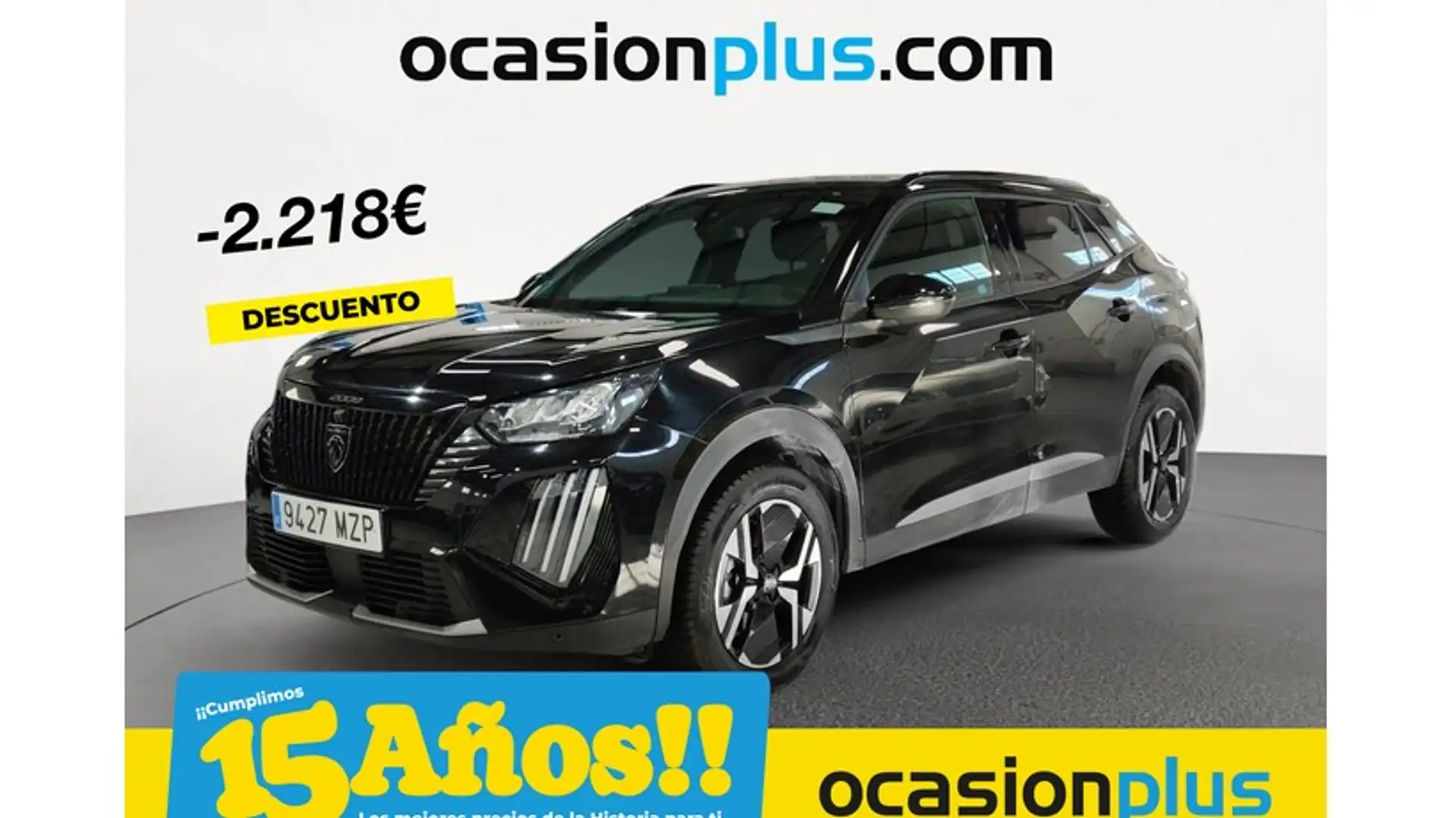 Peugeot 2008 Hybrid 136 Allure eDCS6 Zwart - 1
