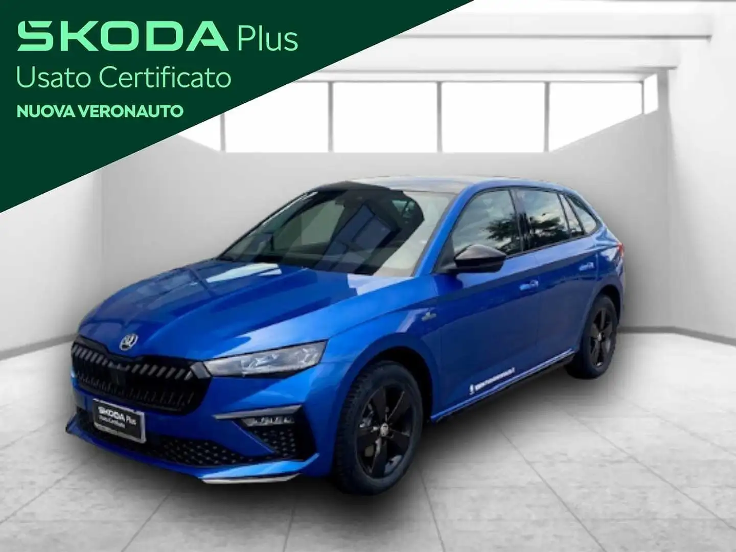 Skoda Scala 1.0 TSI 110 CV DSG Monte Carlo Blauw - 1