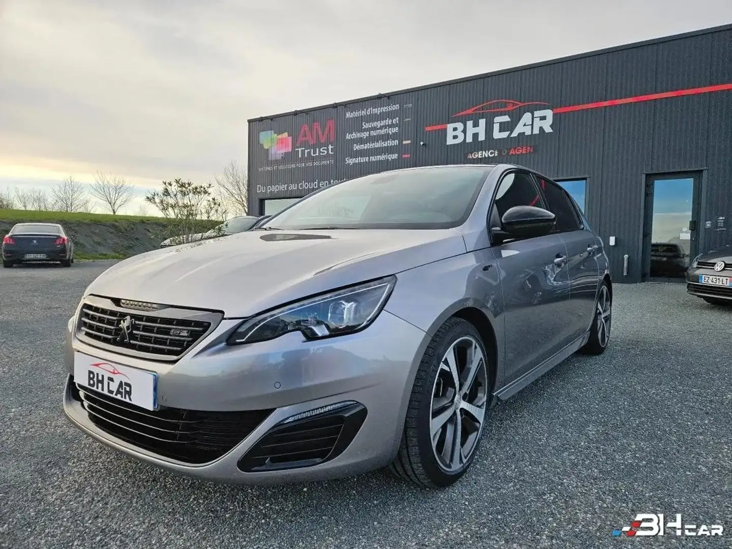 Peugeot 308 GENERATION-II 2.0 BLUEHDI 180 GT LINE EAT BVA Gris - 1