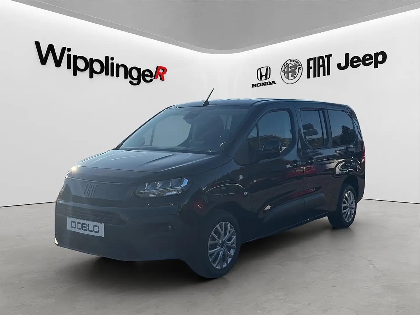 Fiat Doblo XL Diesel 130, Automatik, 5/7-Sitzer!! Schwarz - 1