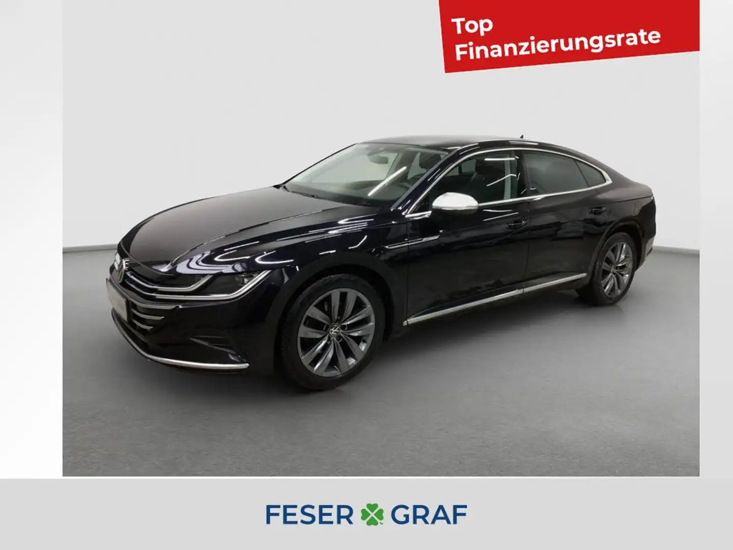 Volkswagen Arteon Elegance 2.0 TDI 147 kW DSG AHK LED Pano Schwarz - 1