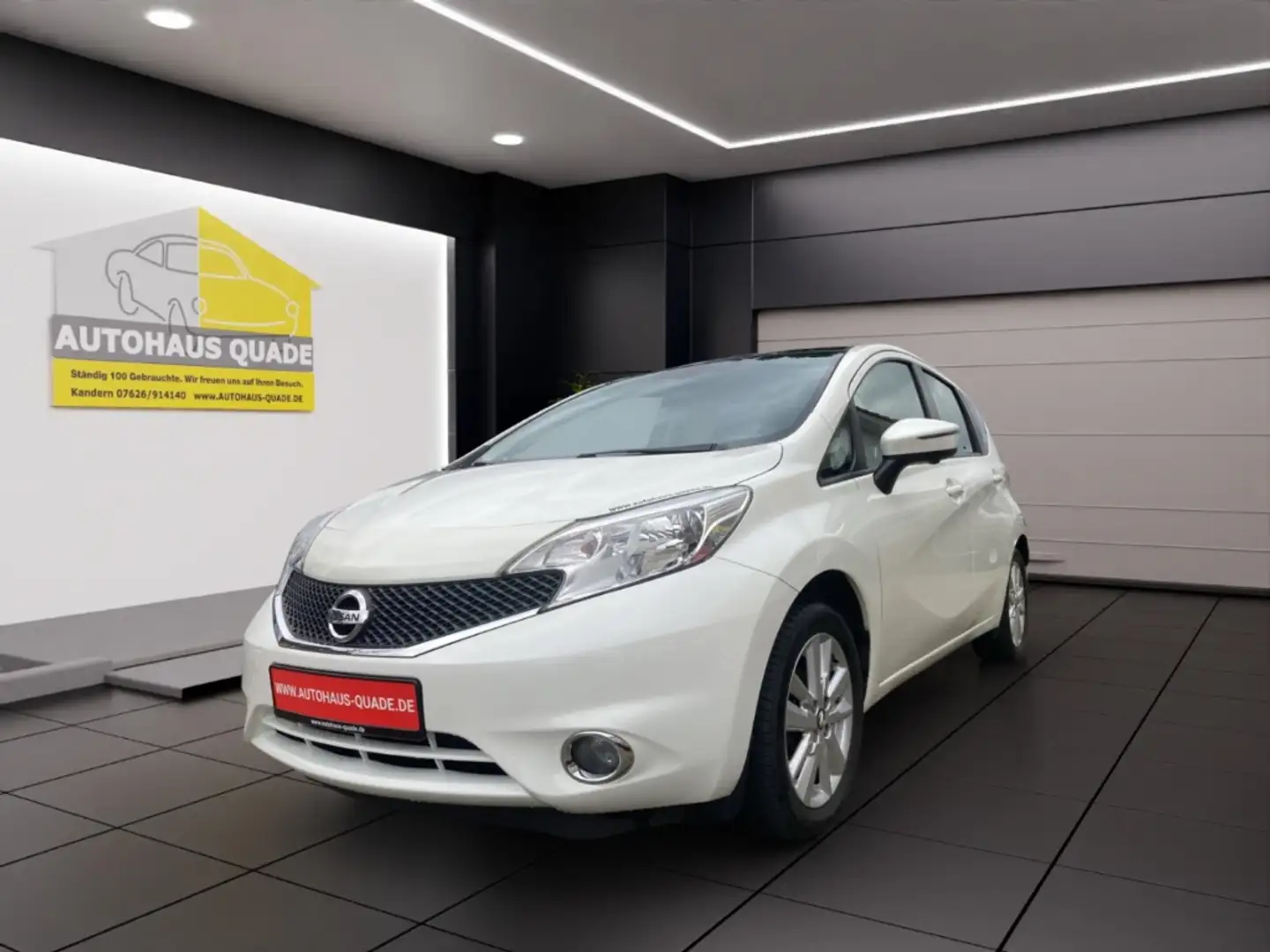 Nissan Note Acenta 1.2 Klimaautom Temp Regensensor GA Speedlim Weiß - 1
