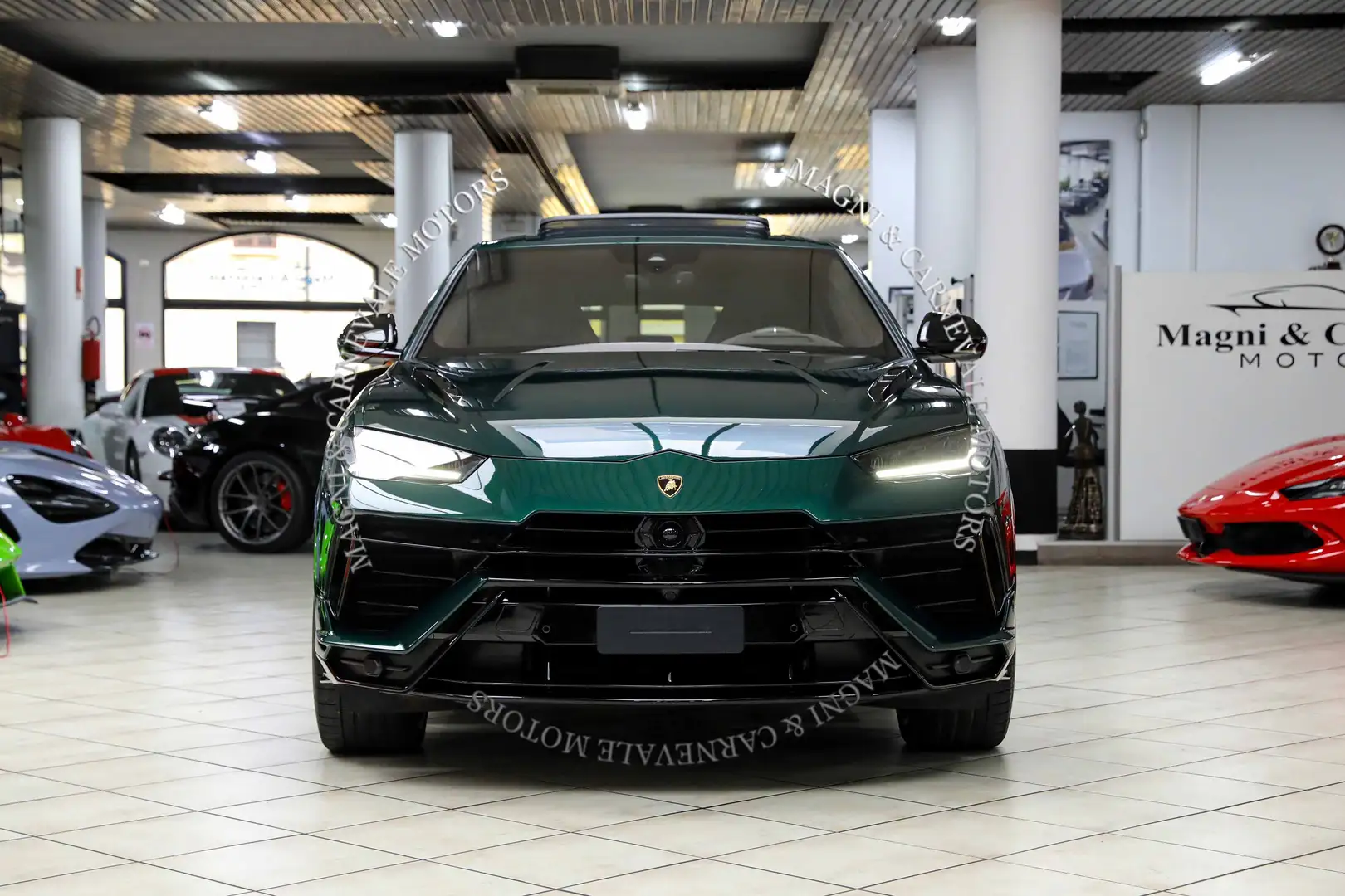 Lamborghini Urus S|SPECIAL PAINT|TETTO|ANIMA|23''TAIGETE|STYLE PACK Zöld - 2