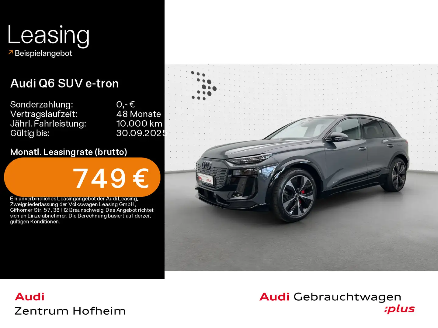 Audi Q6 55 qu S line edition one grey*Air* Grau - 1